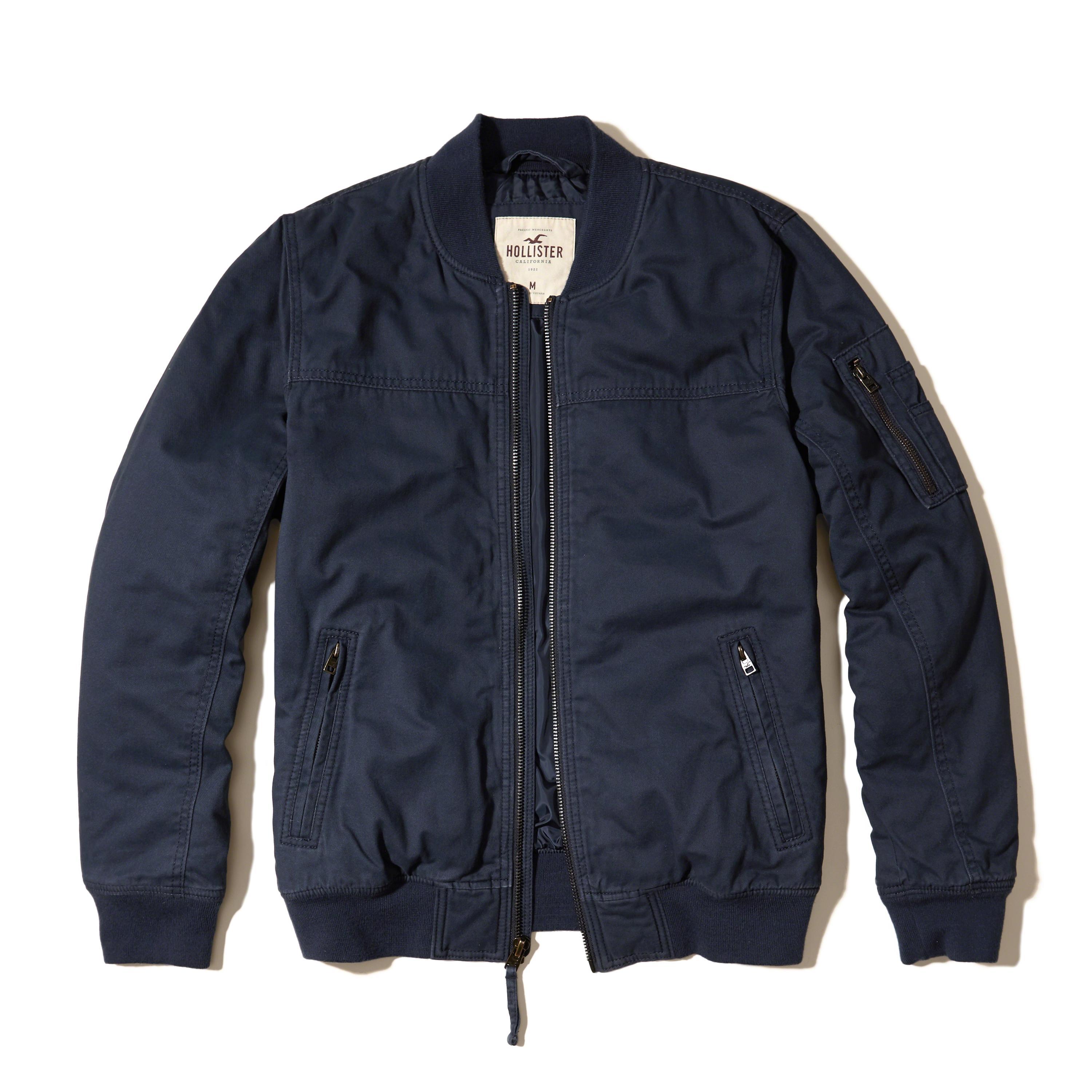 hollister mens padded jacket