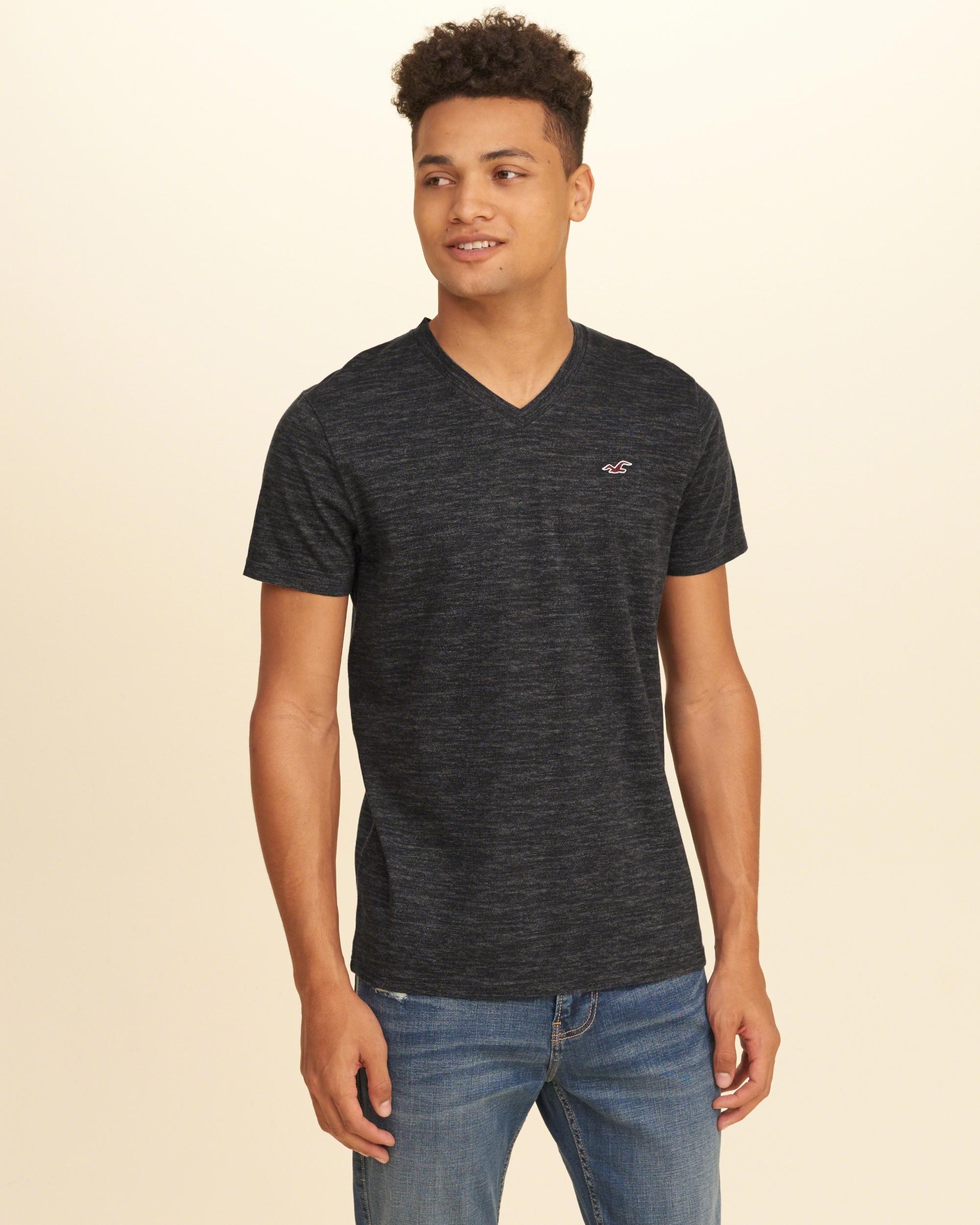 hollister black shirt men