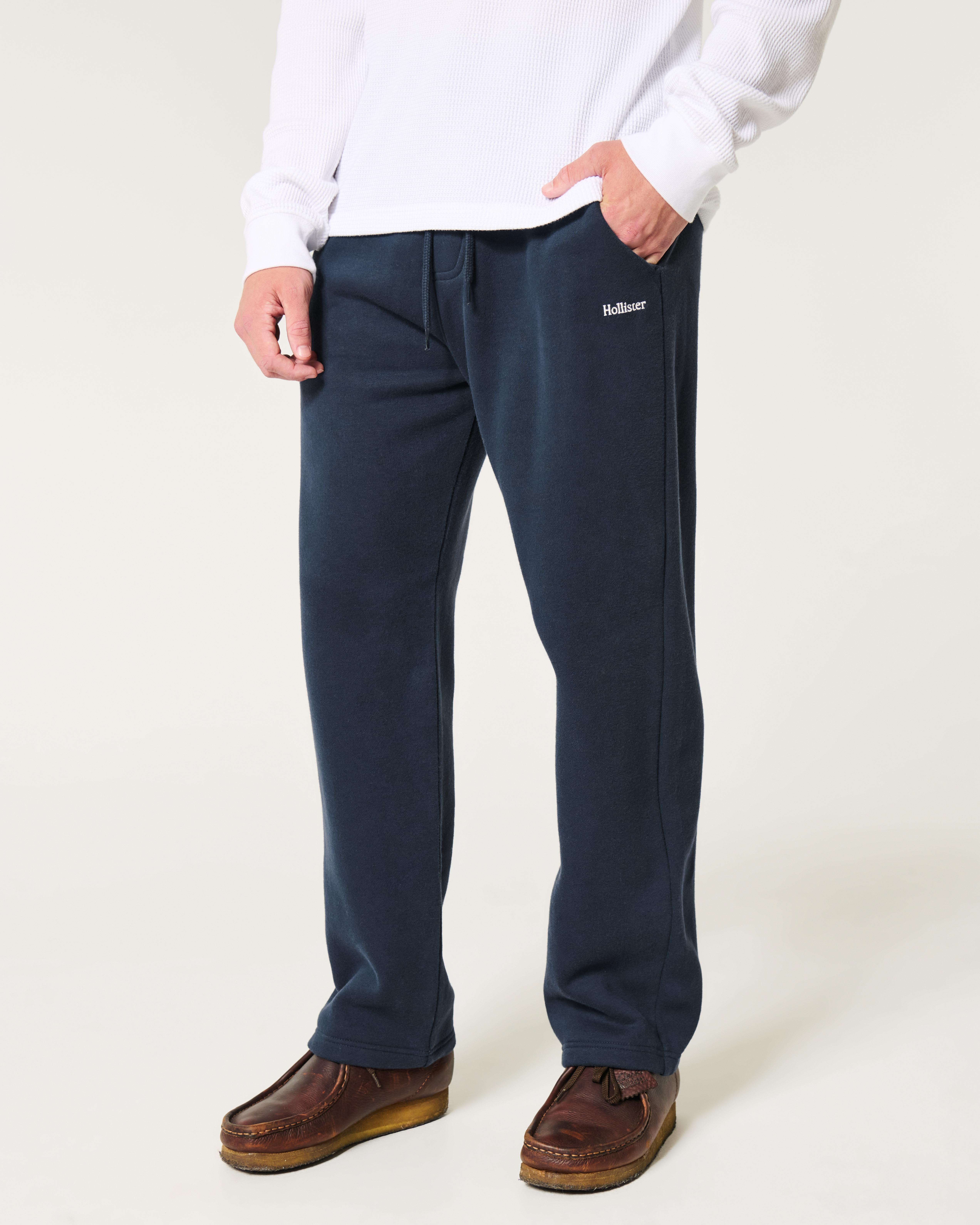 Sweatpants Navy Blue Hollister Pants Hollister Relaxed Logo