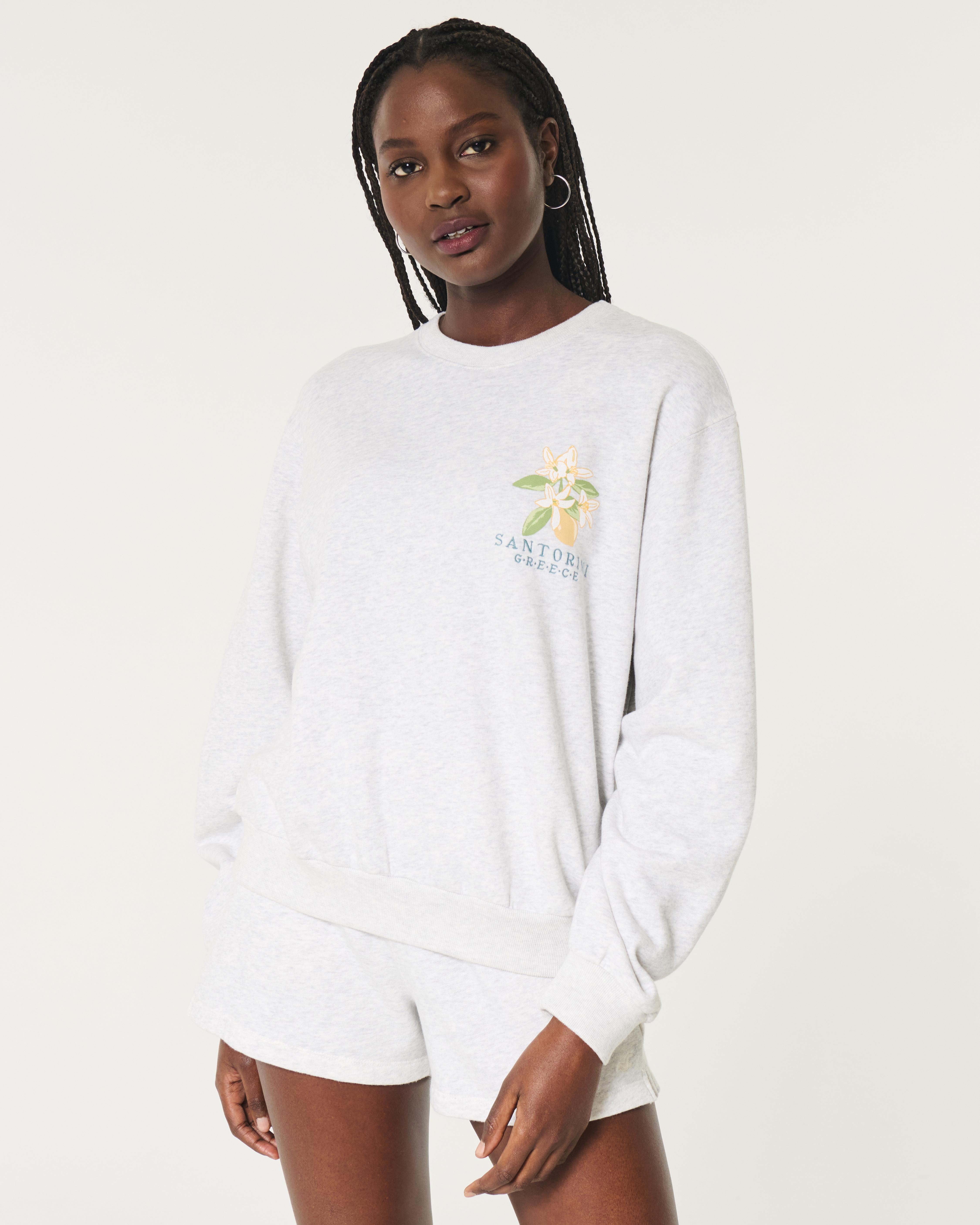 Hollister white sweatshirt outlet