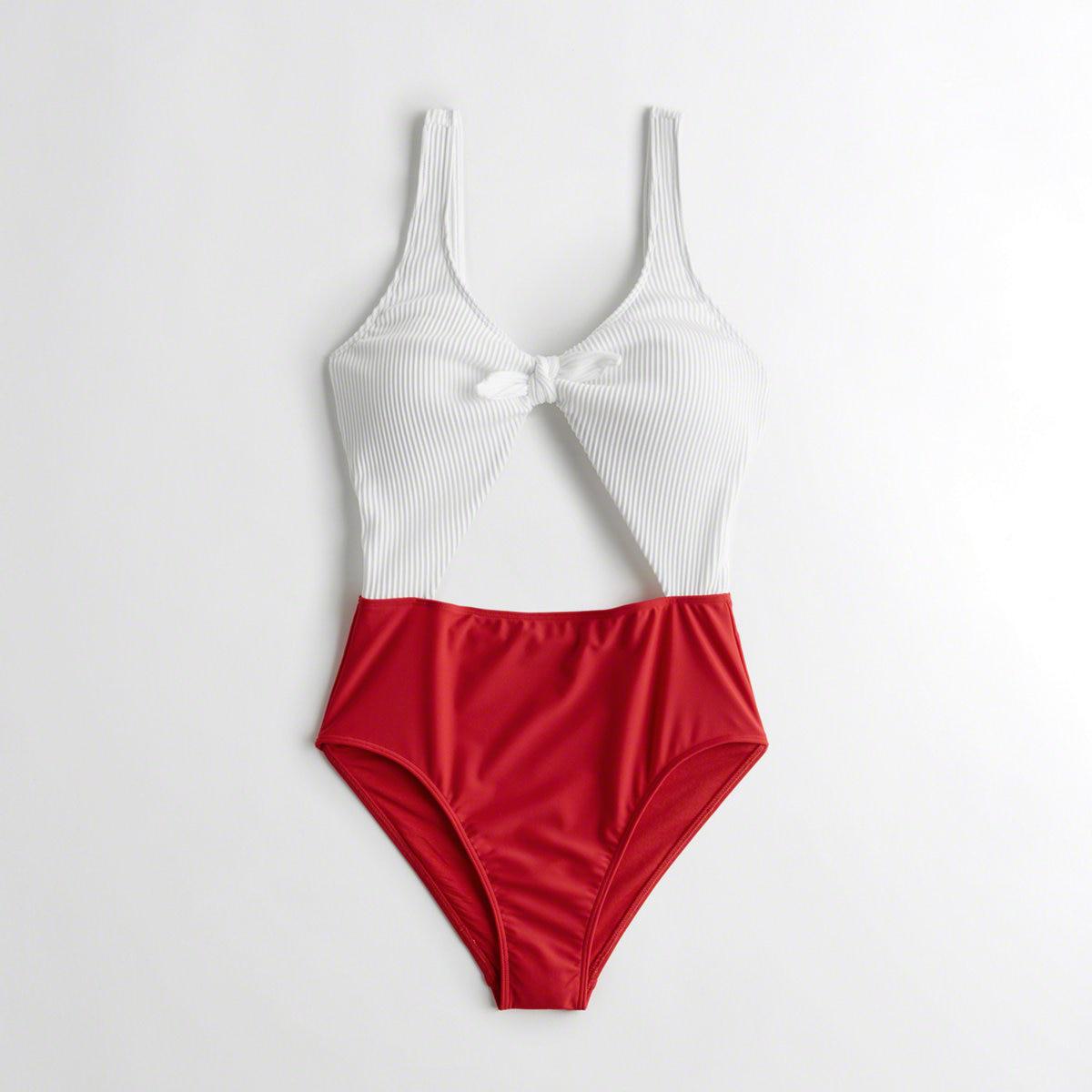 hollister cut out swimsuit
