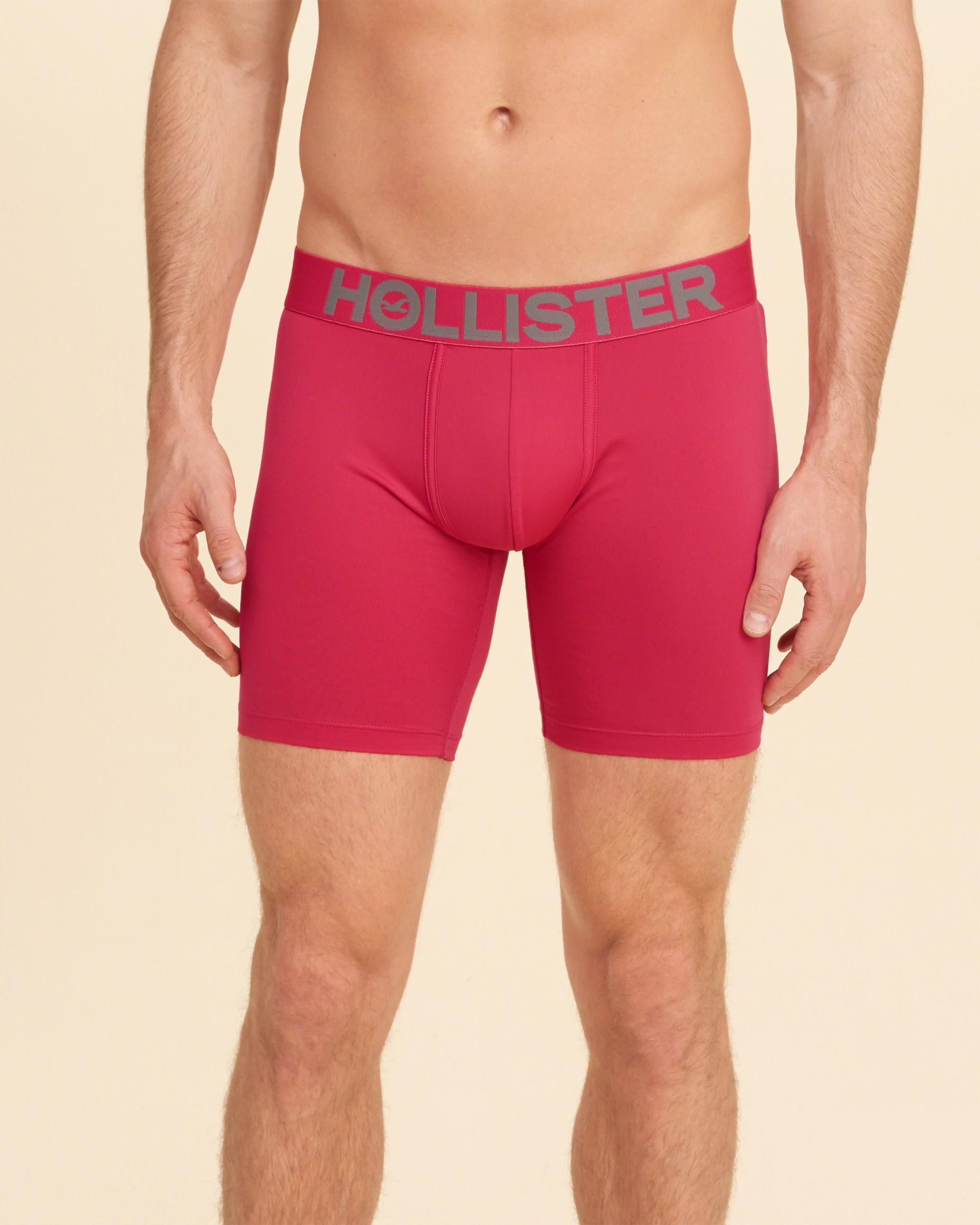 Lyst Hollister Longerlength Active Trunk in Pink for Men