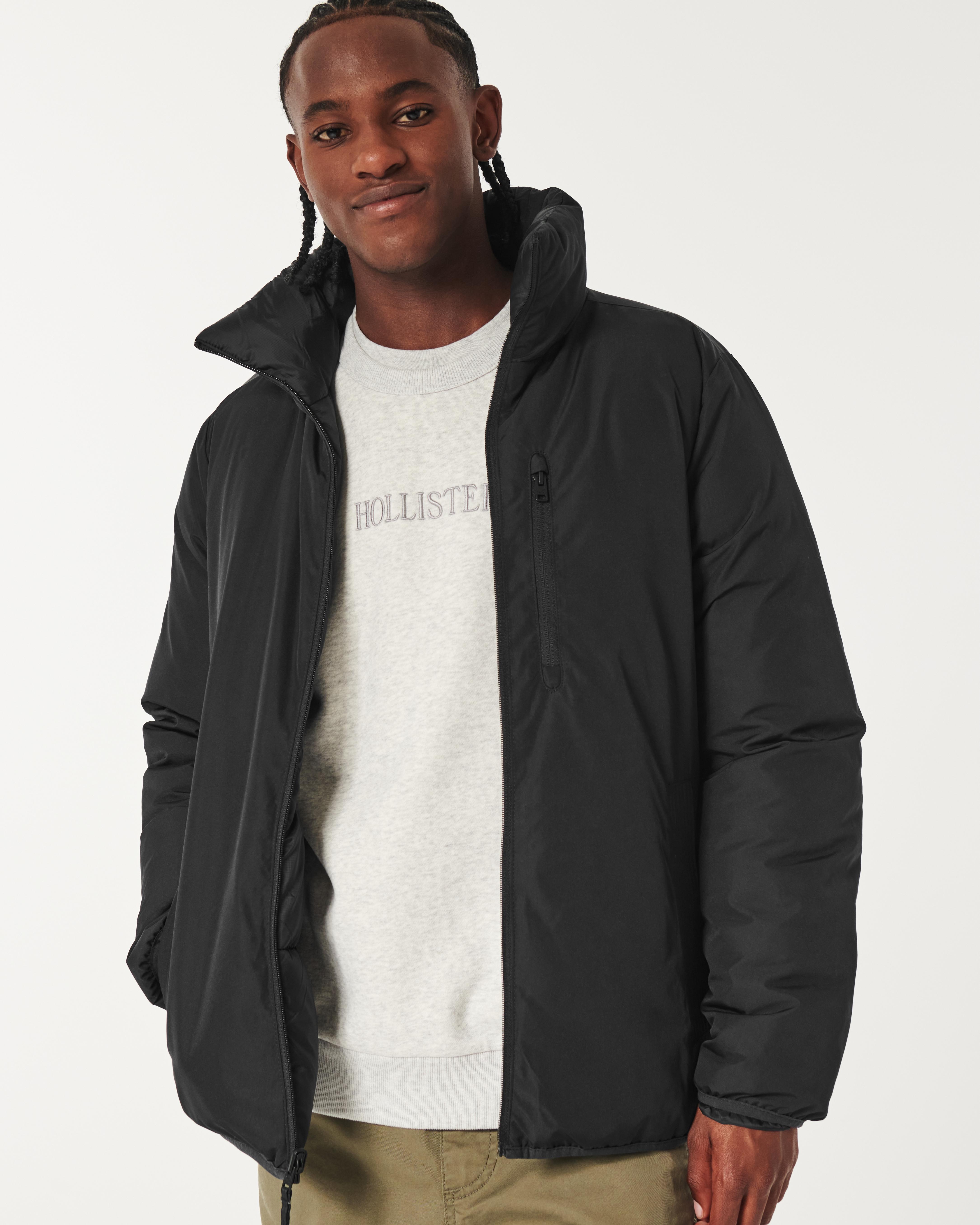 Hollister Ultimate Reversible Puffer Jacket in Black for Men Lyst UK
