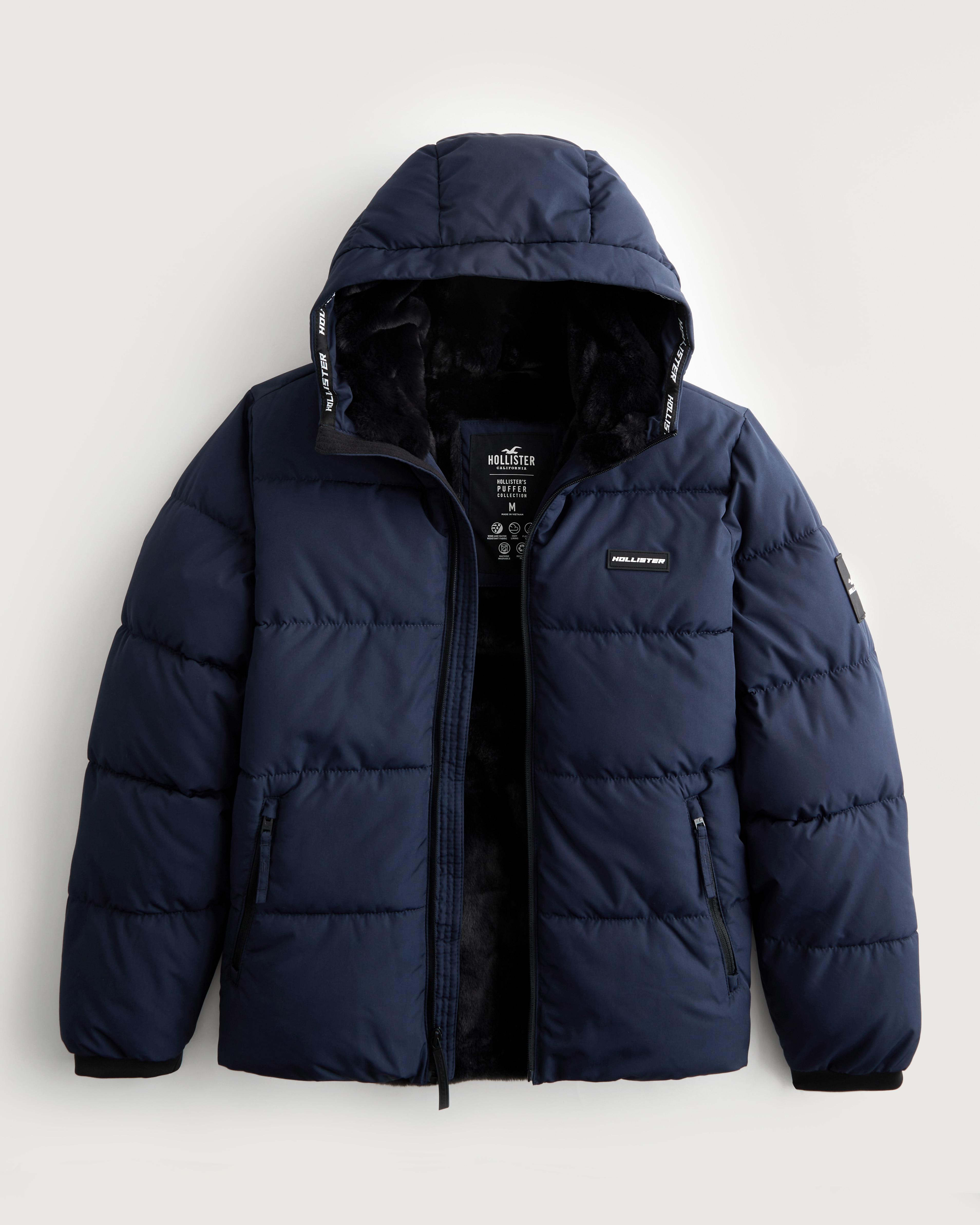 Hollister padded coat sale