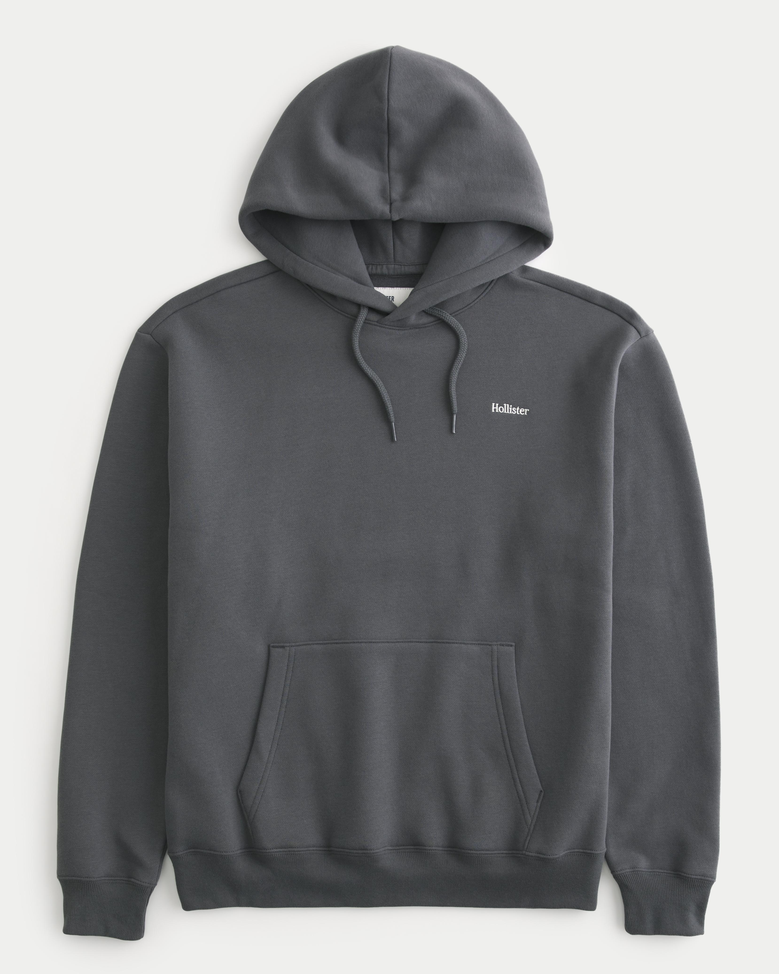 Hollister box logo hoodie hotsell