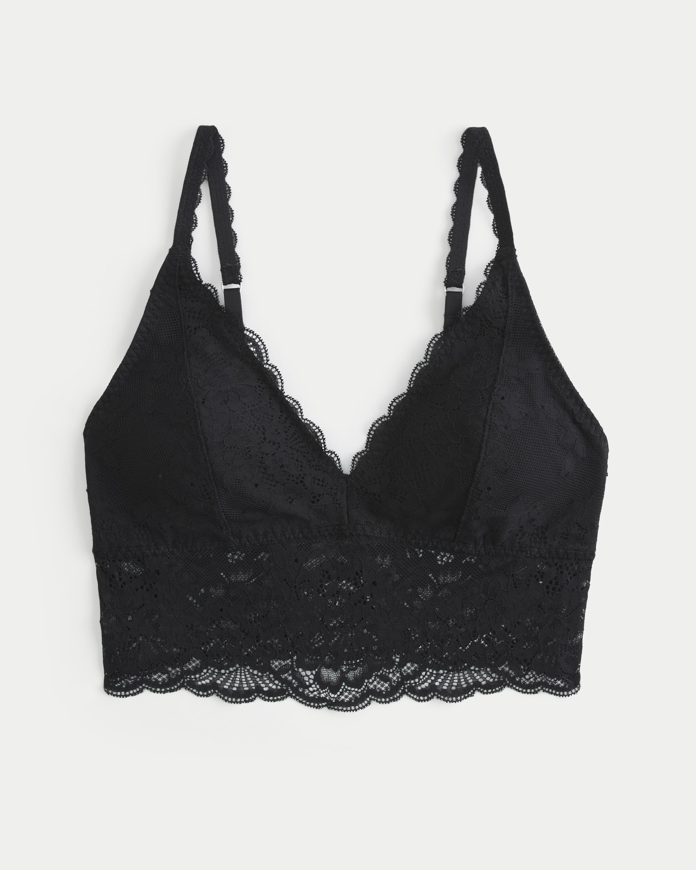 Hollister black halter bralette hotsell