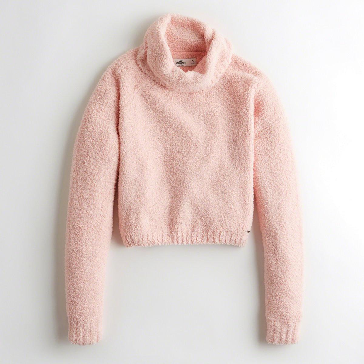 hollister fuzzy sweater