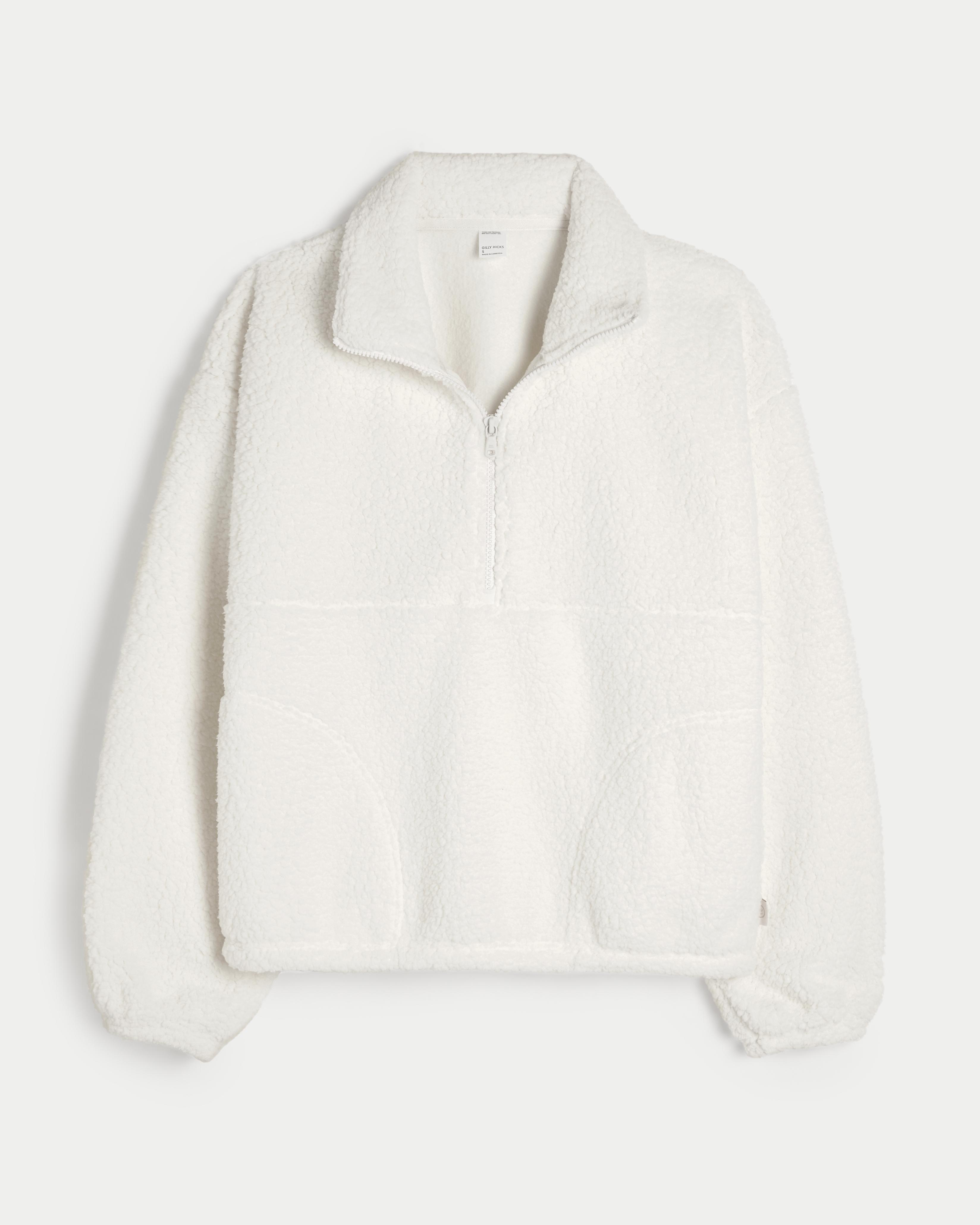 Hollister Sherpa Quarter Zip Gilly Hicks Sherpa Hoodie Gilly Hicks