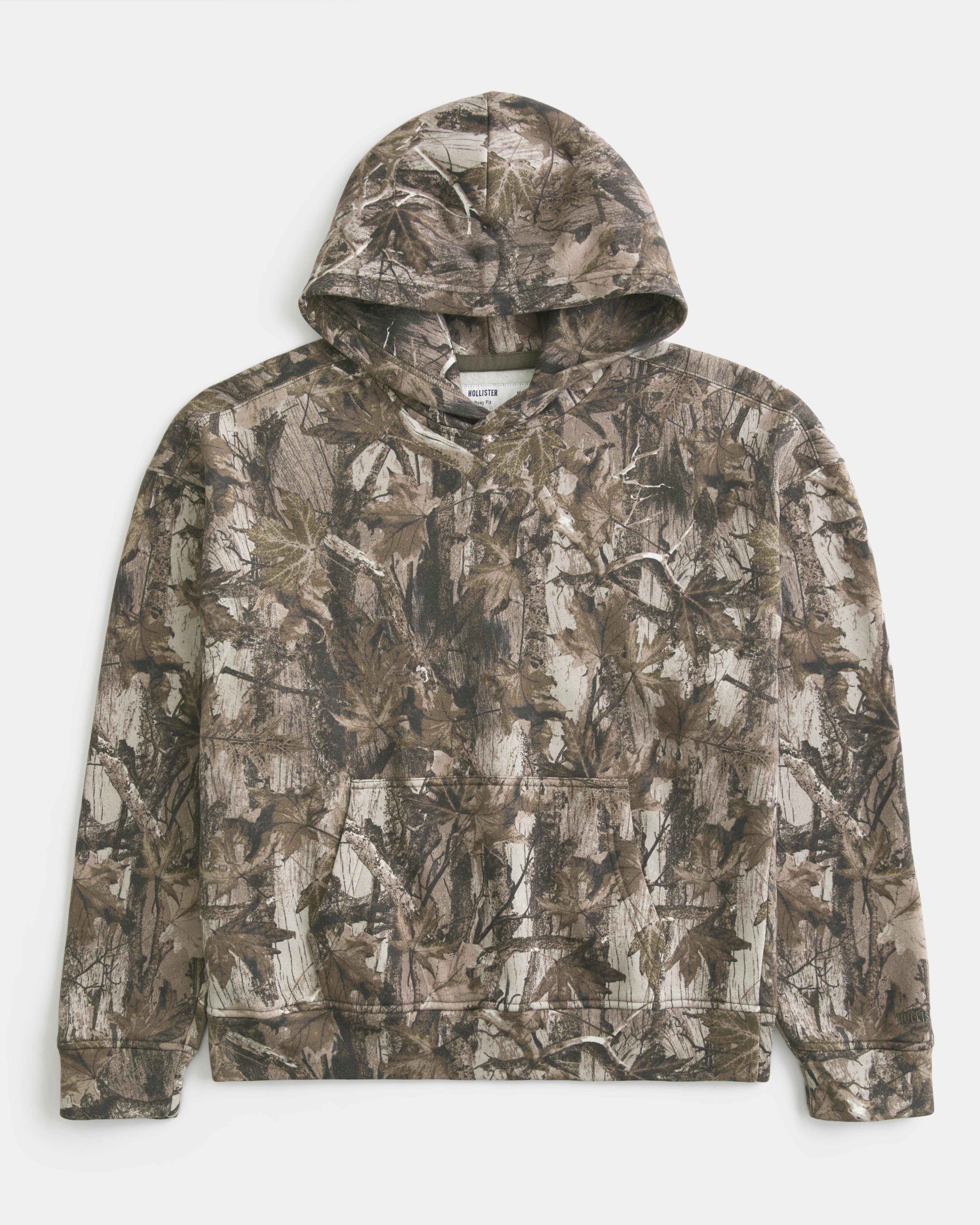 Brown Camo Hollister White Camo Hoodie Hollister Boxy Camo Hoodie