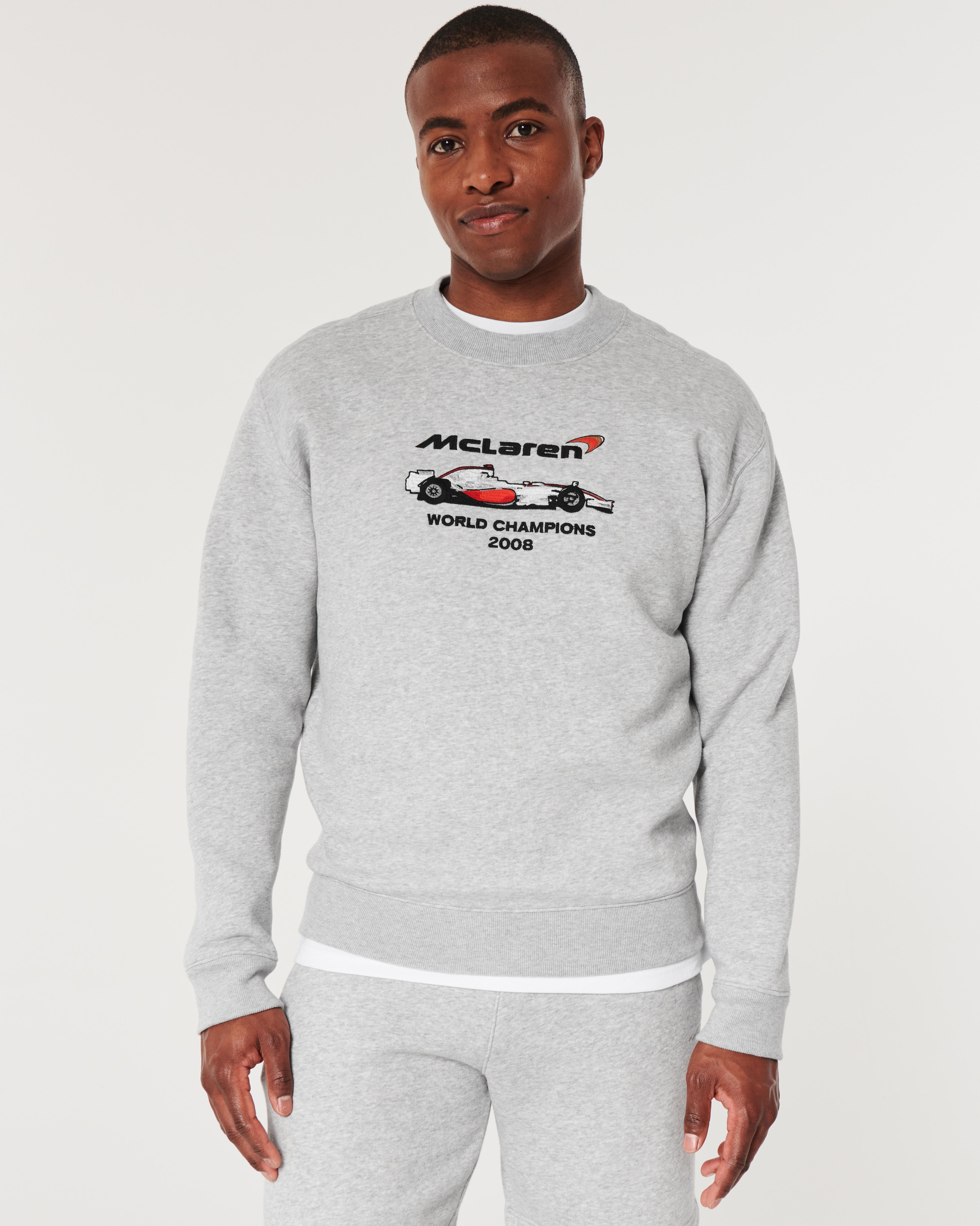 Hollister Sweatshirt mit McLaren-Grafik und Rundhalsausschnitt in