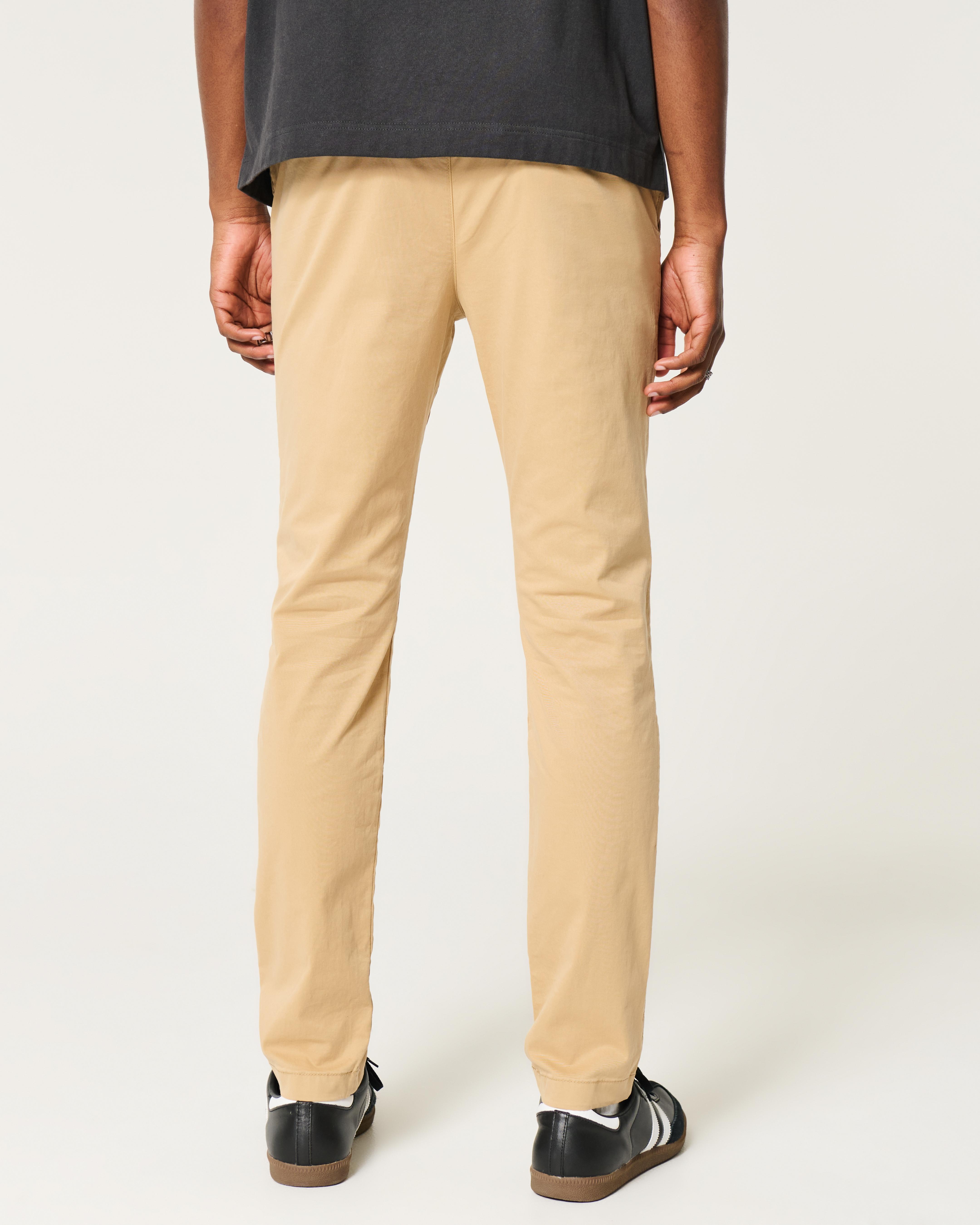 Hollister Skinny Chino Pants in Natural for Men Lyst UK