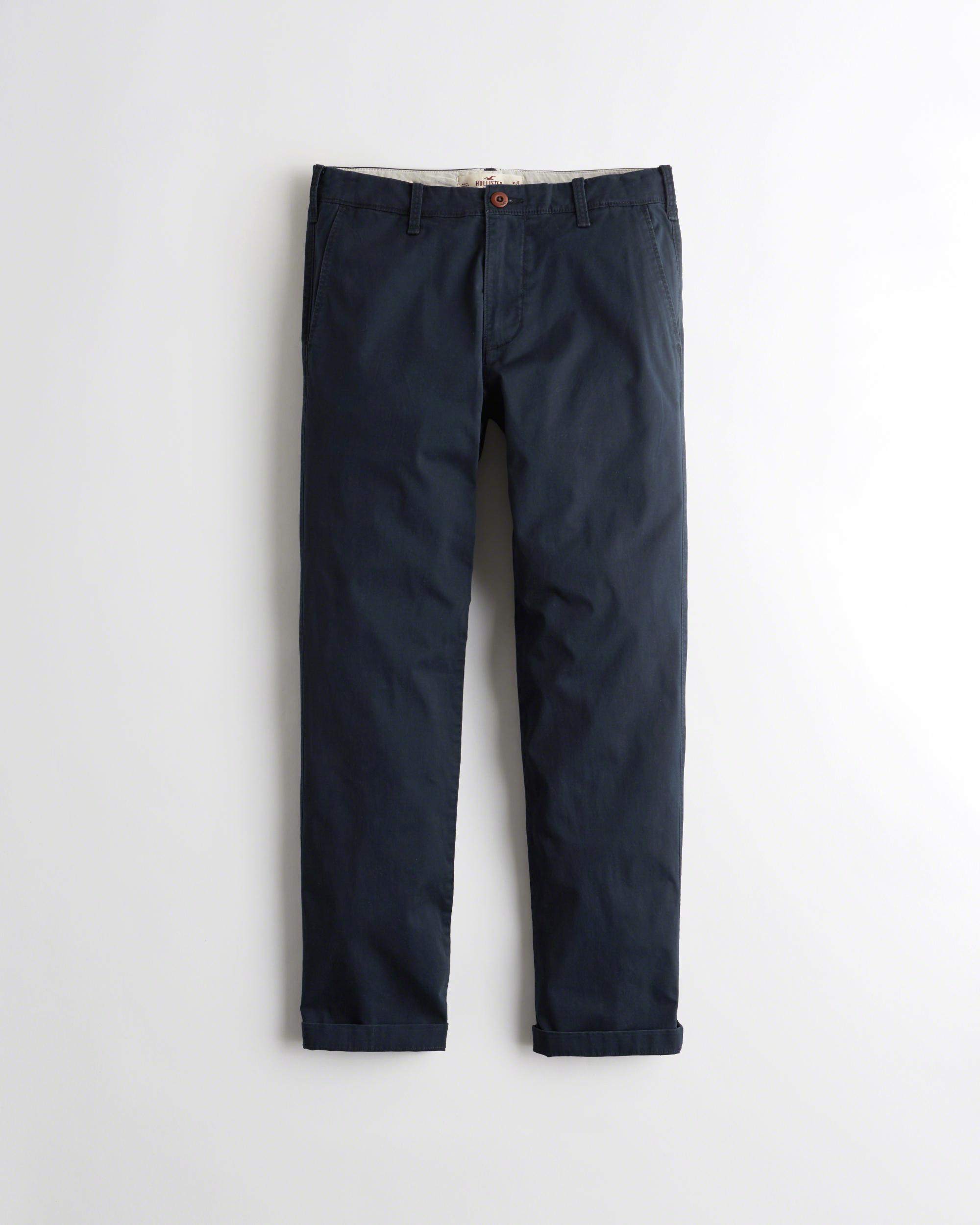hollister navy blue pants