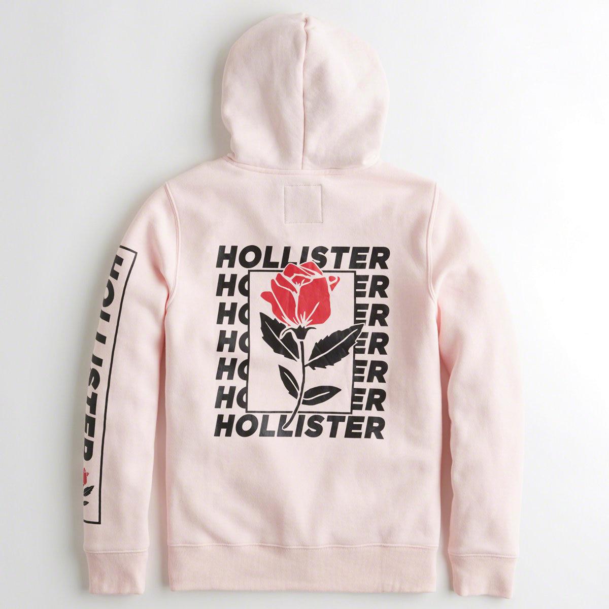 hollister rose sweatshirt