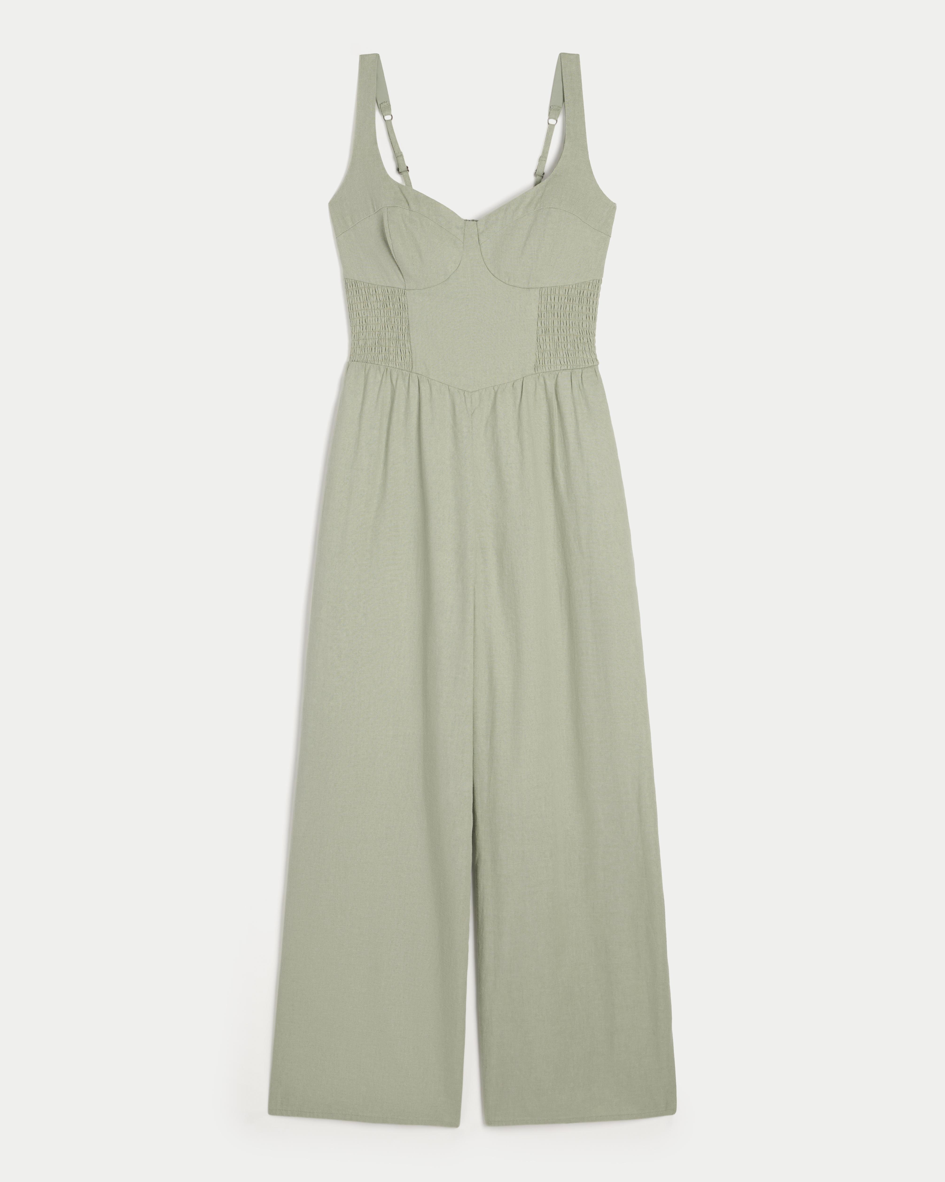 Hollister striped jumpsuit discount
