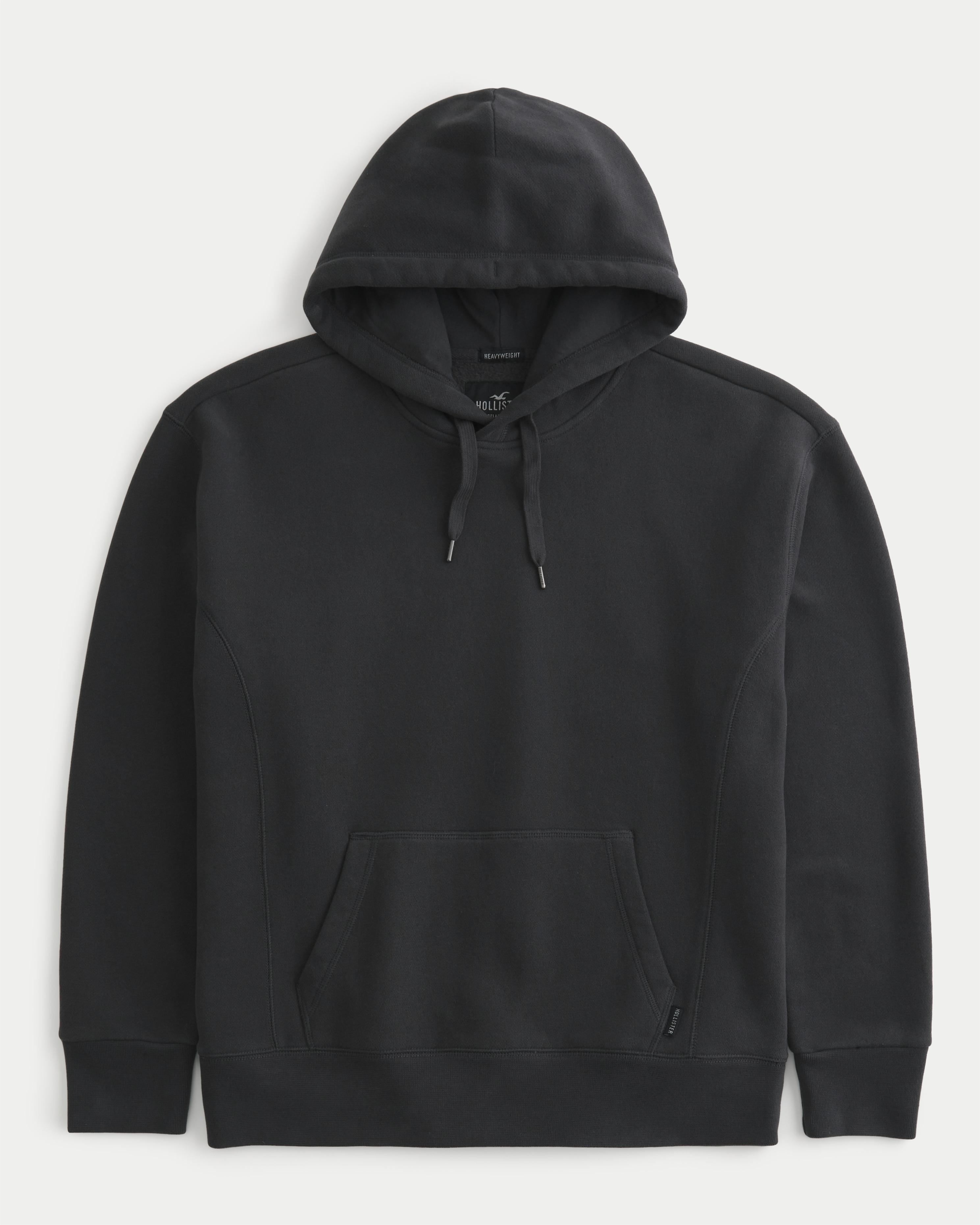 Hollister Lässiger schwerer Hoodie in Schwarz für Herren Lyst DE
