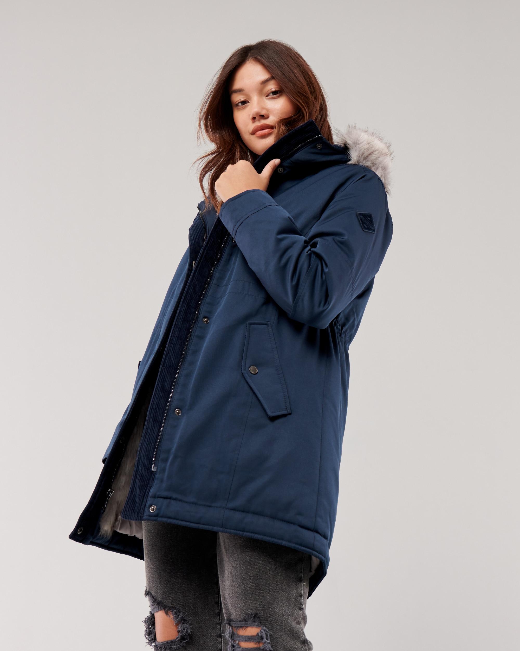 Faux Teddy-lined Parka