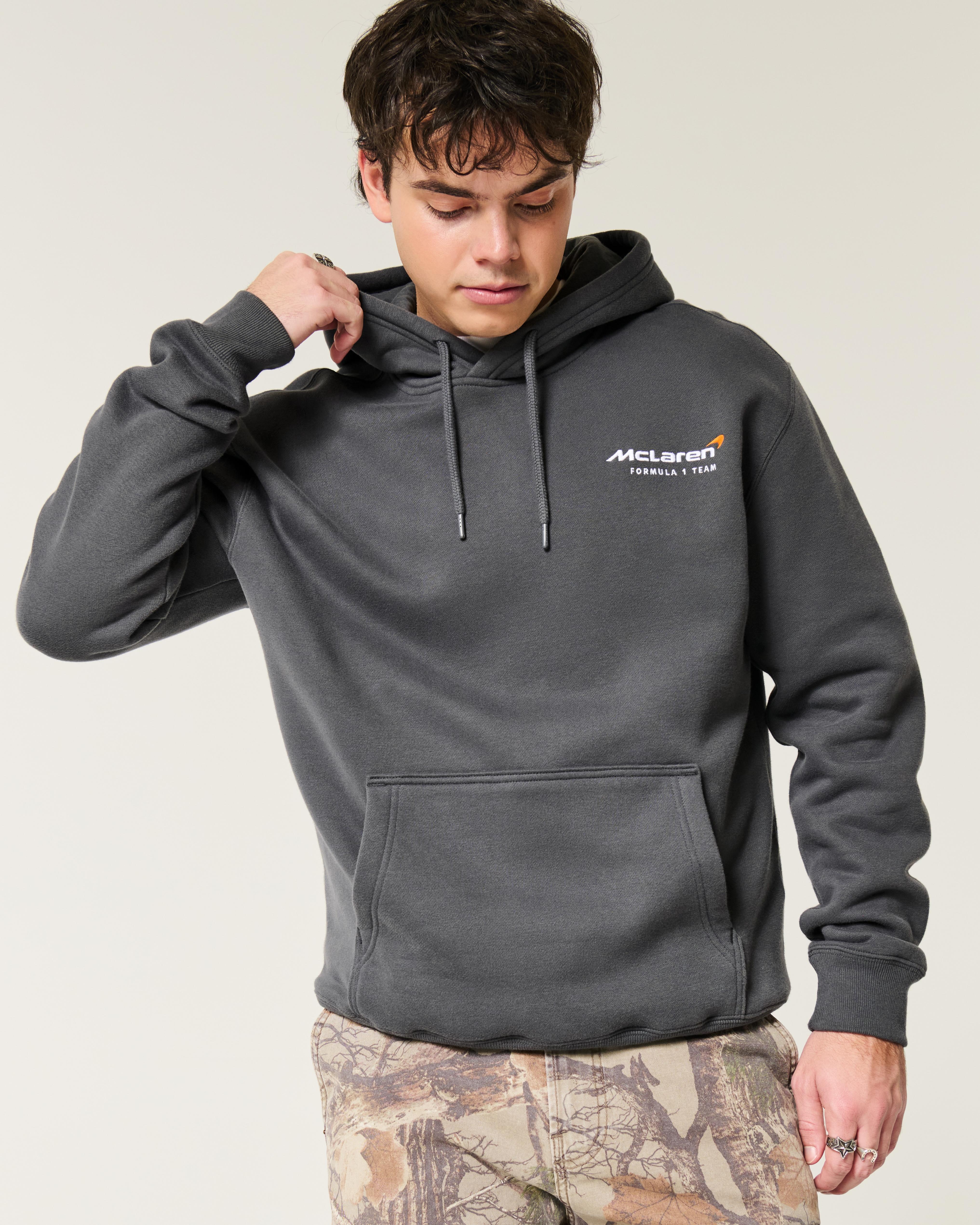 Hollister Relaxed Mclaren Forever Forward Graphic Hoodie in Hollister Relaxed Mclaren Forever Forward Graphic Hoodie in