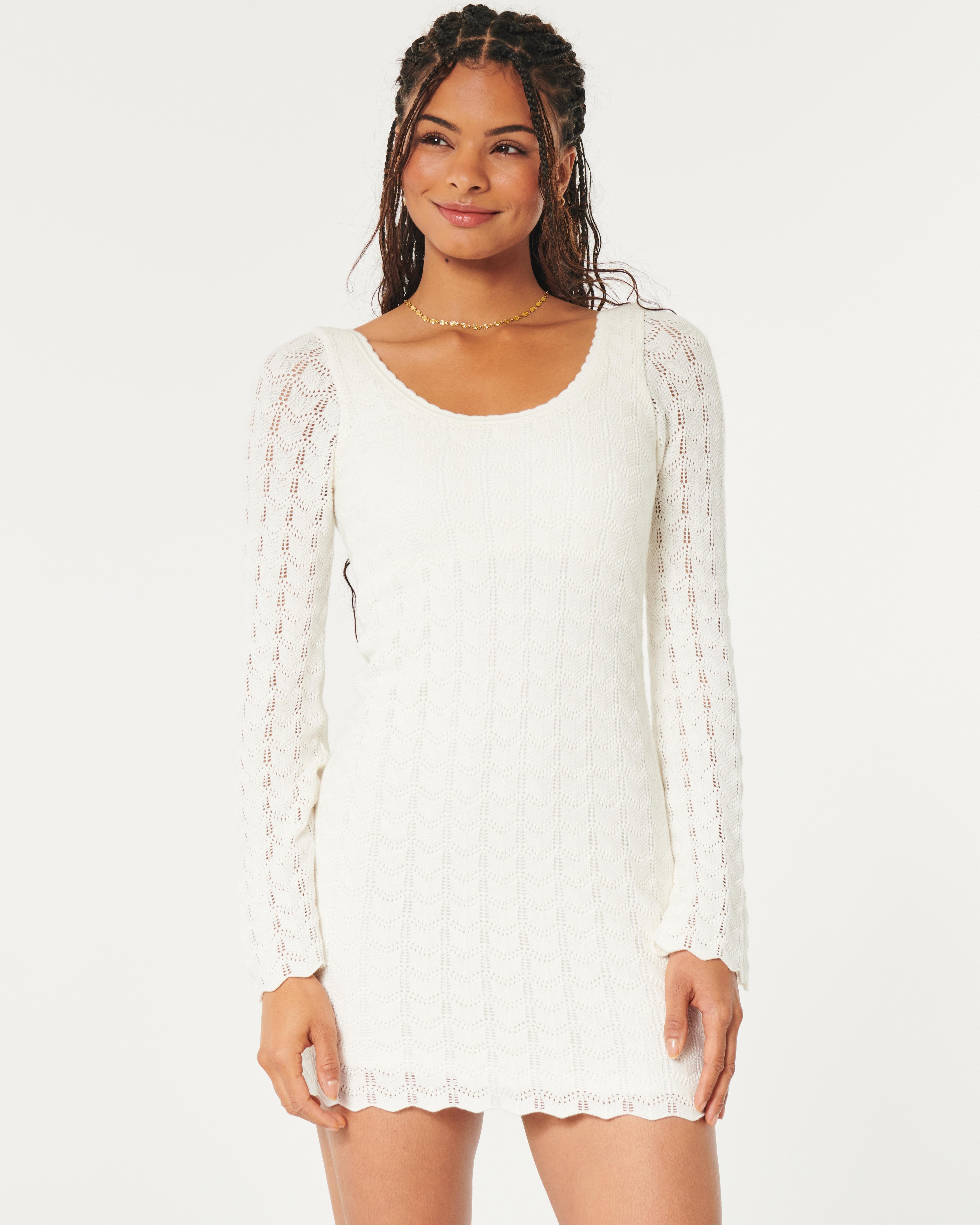 long sleeve party wear dress for women Short Long Sleeve Cocktail Dress