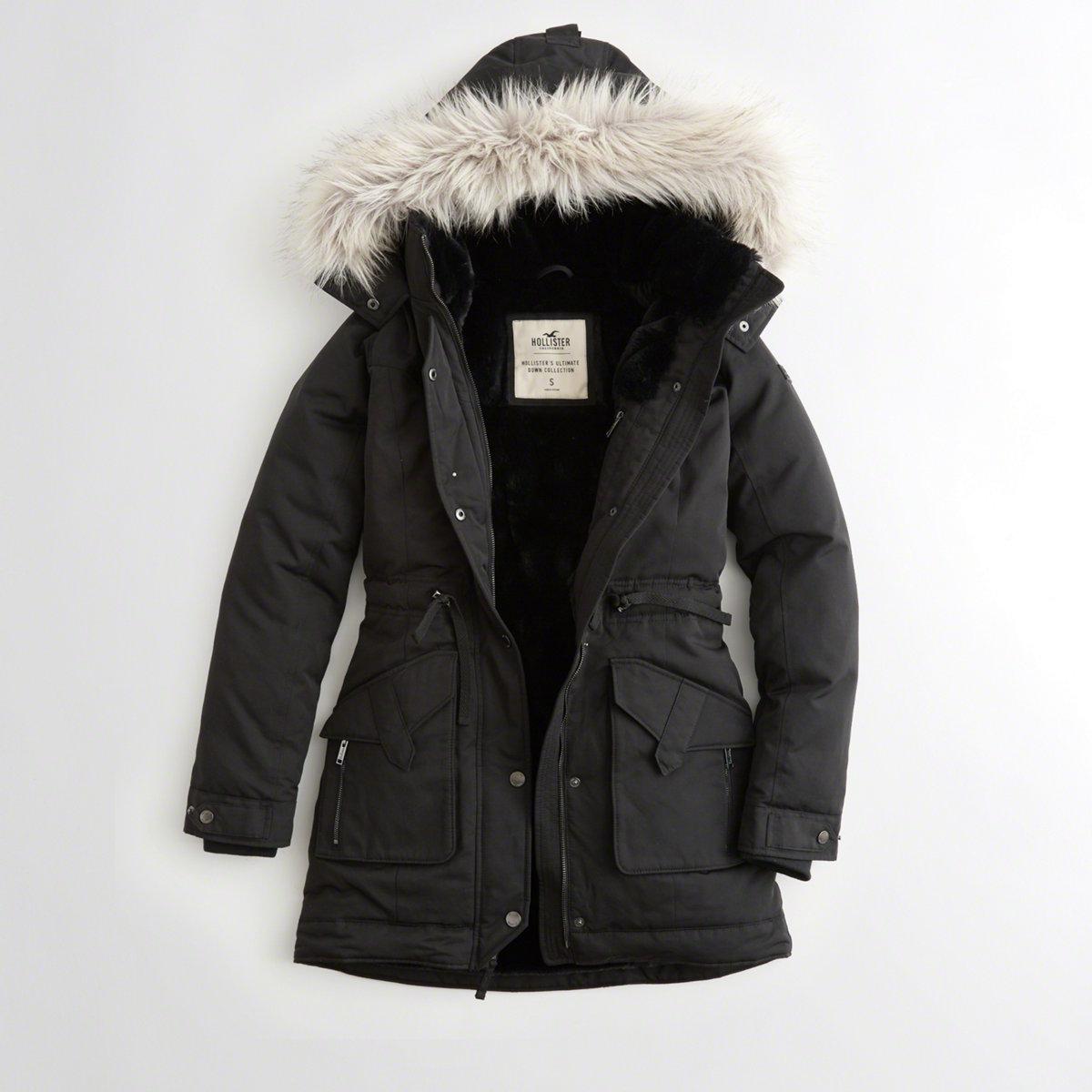 cozy lined parka