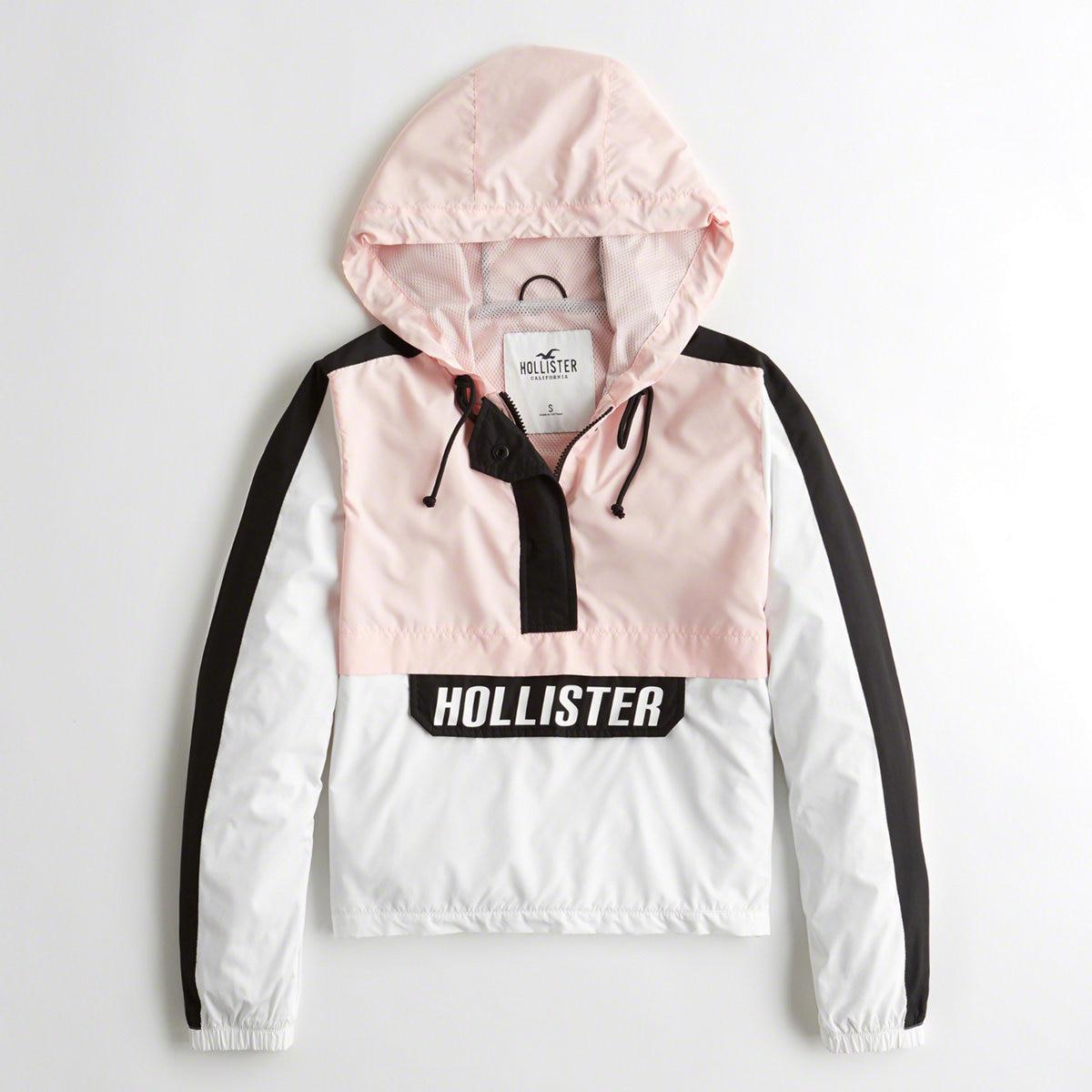 hollister girl windbreaker