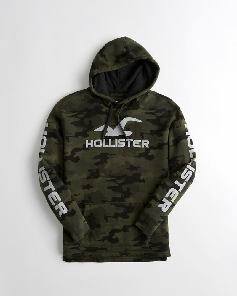 hollister camo hoodie