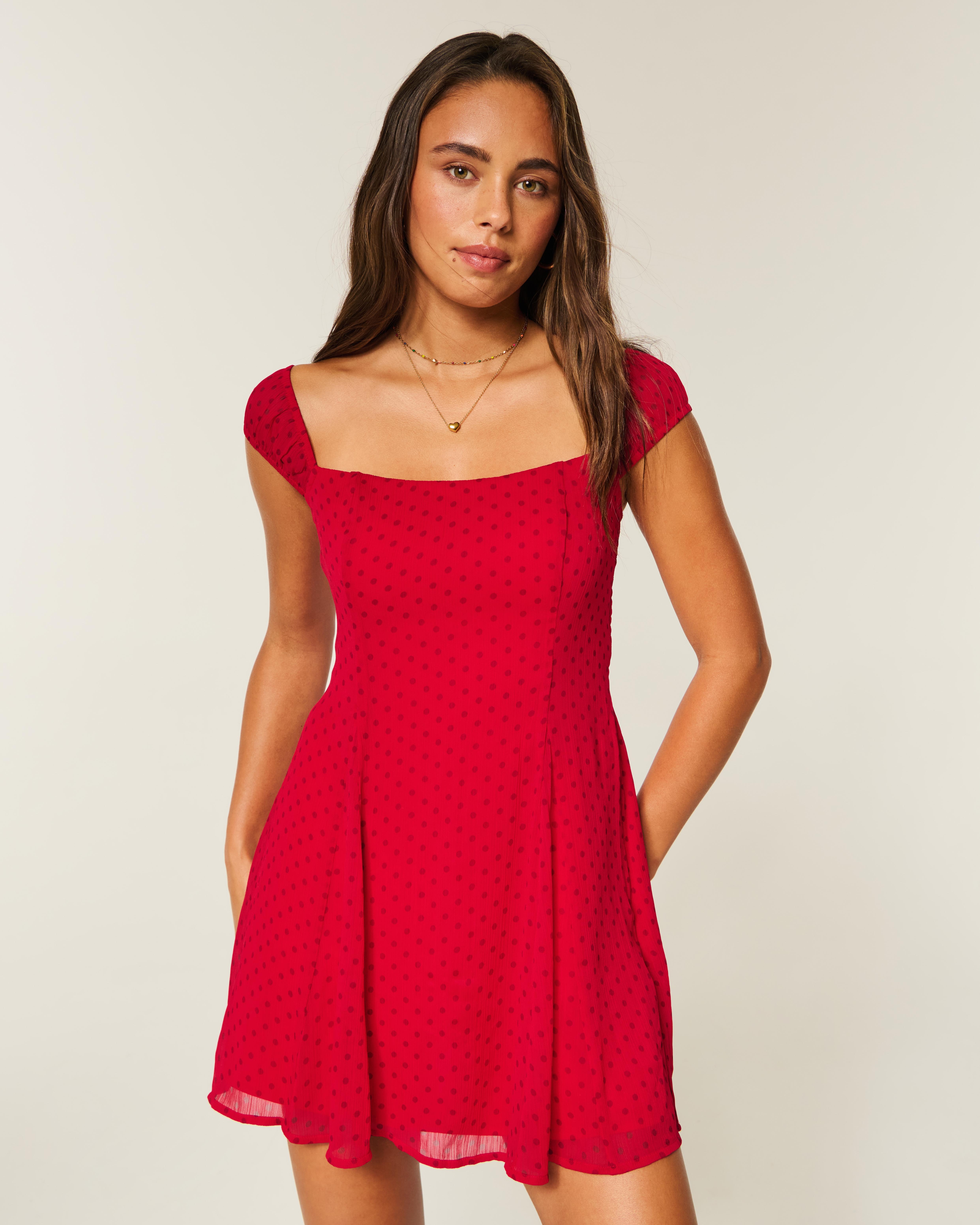 Red Hollister Dresses for Women | Lyst UK