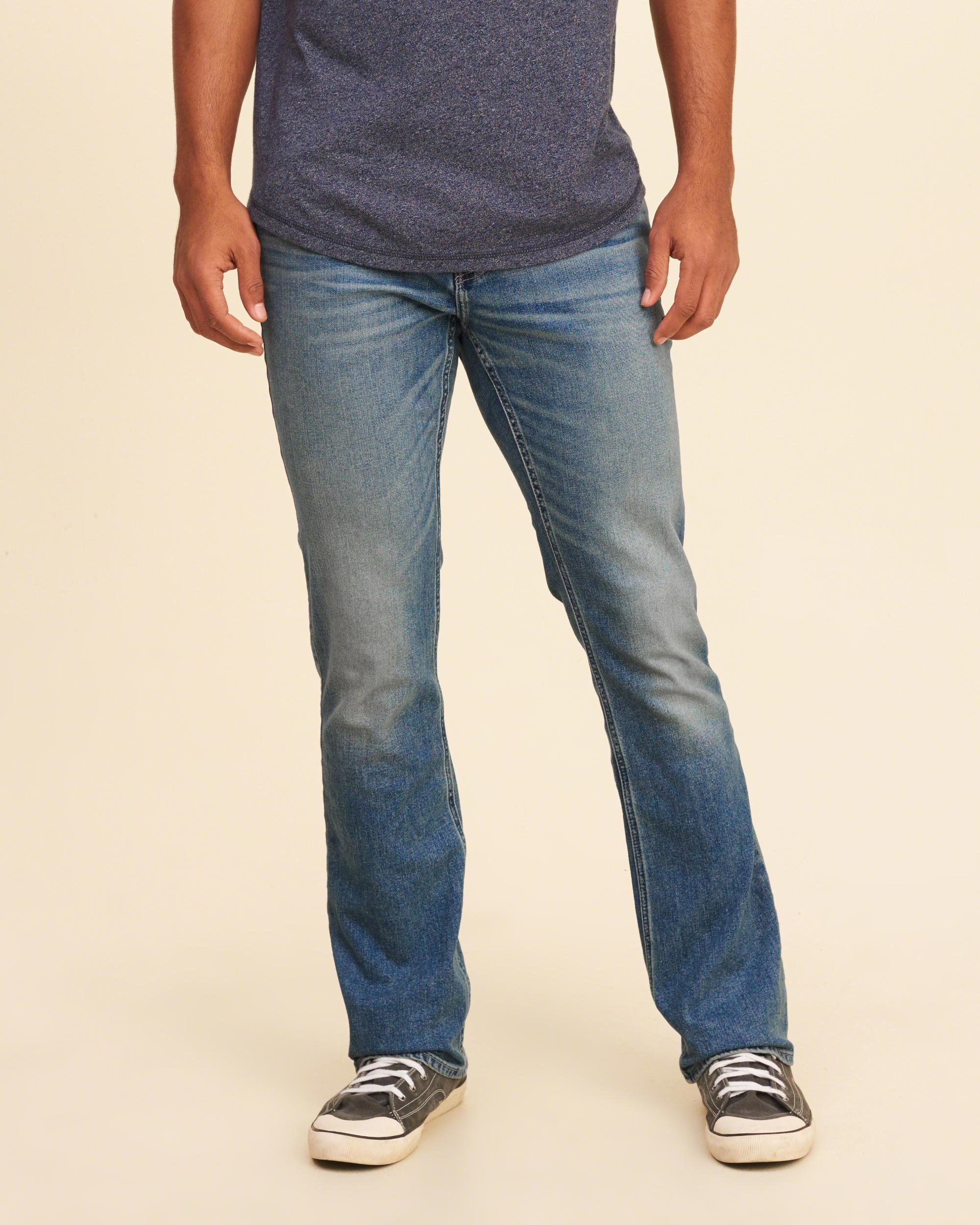 Lyst Hollister Slim Boot Jeans in Blue for Men