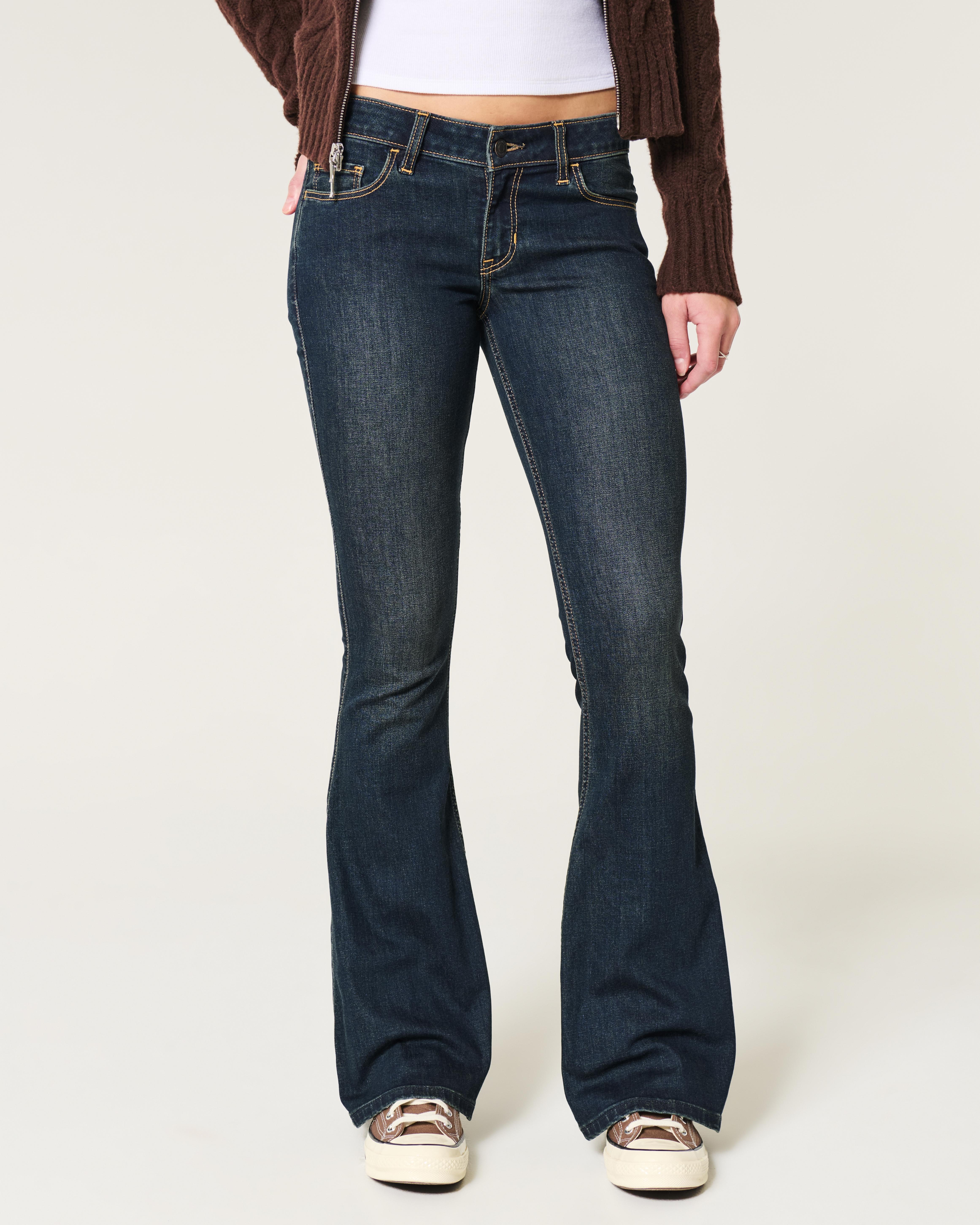 Womens Jeans Hollister High Rise Flare Jeans Low Rise Flare Jeans