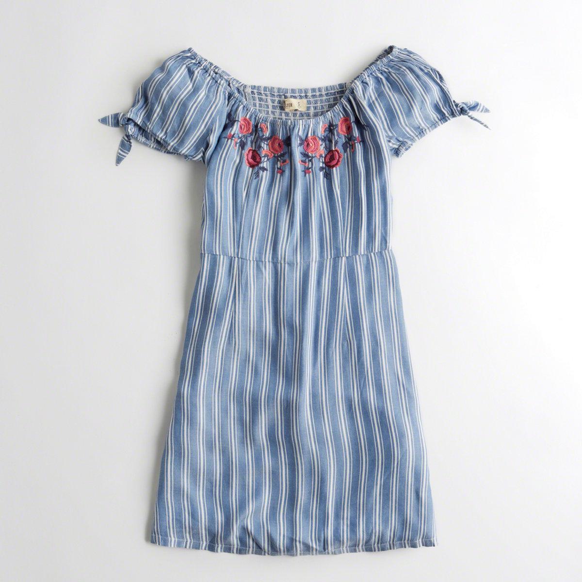 hollister off the shoulder dress