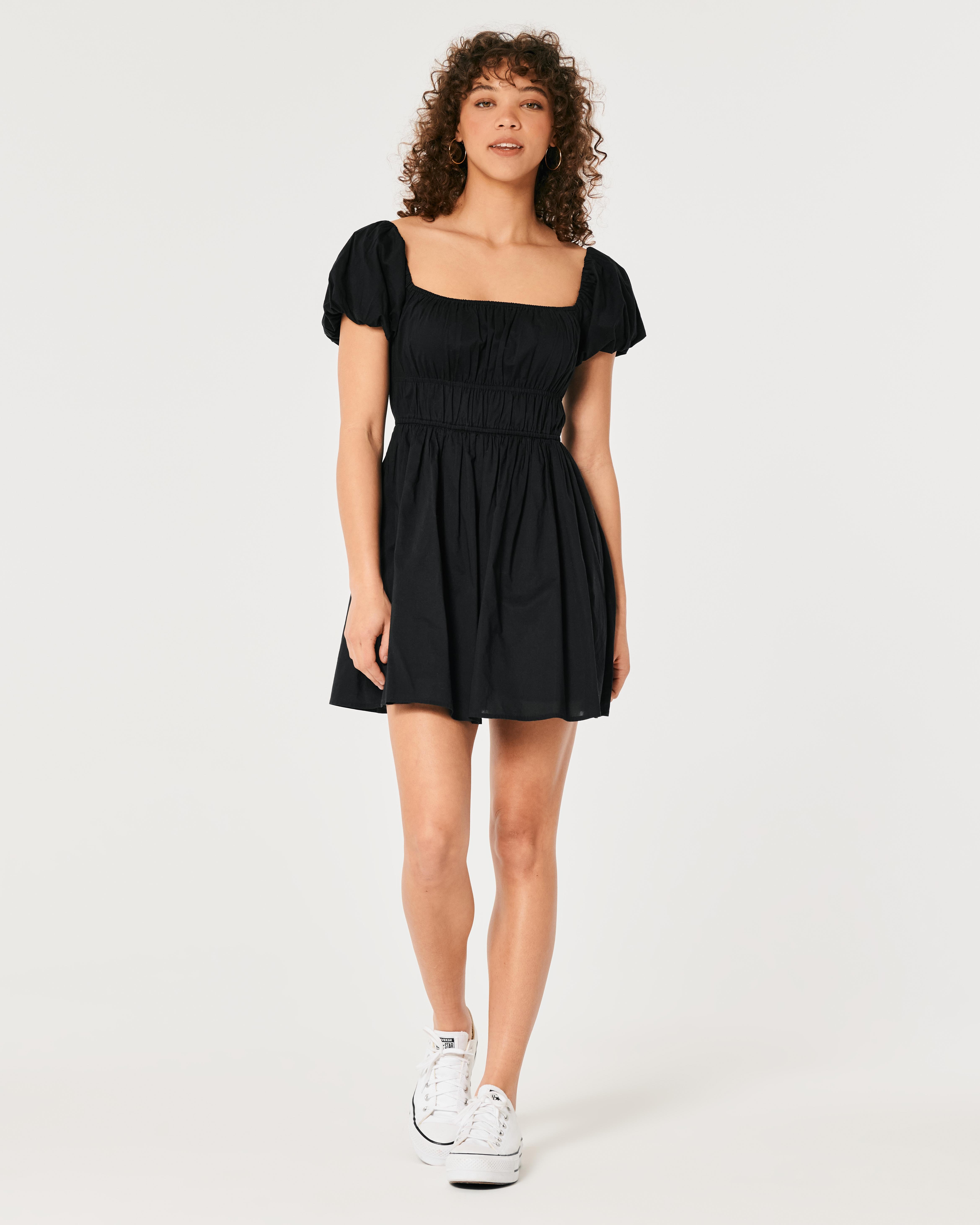 hollister open back channeled skort dress Open Back Channeled Skort Dress Hollister How to Style