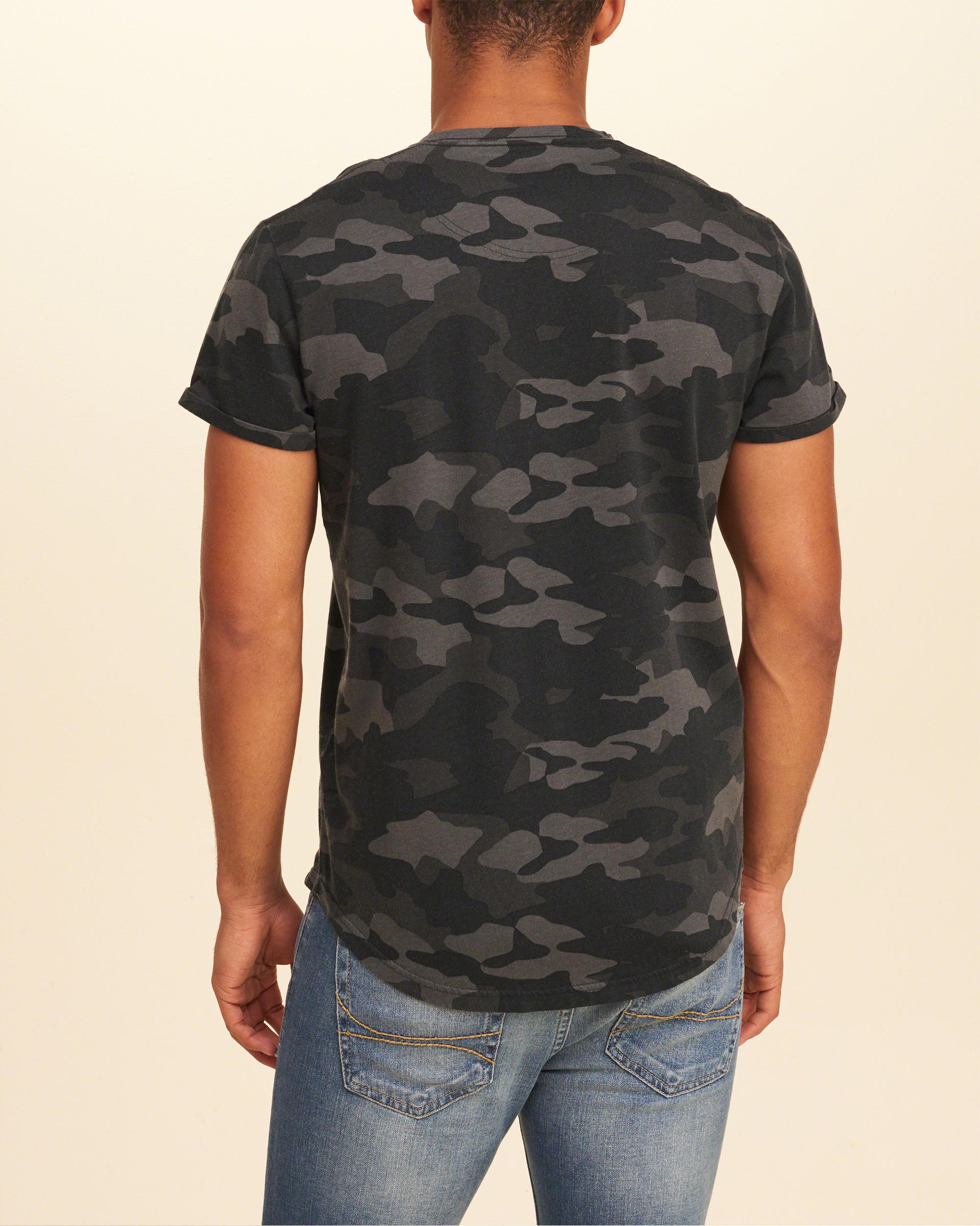 hollister black shirt men