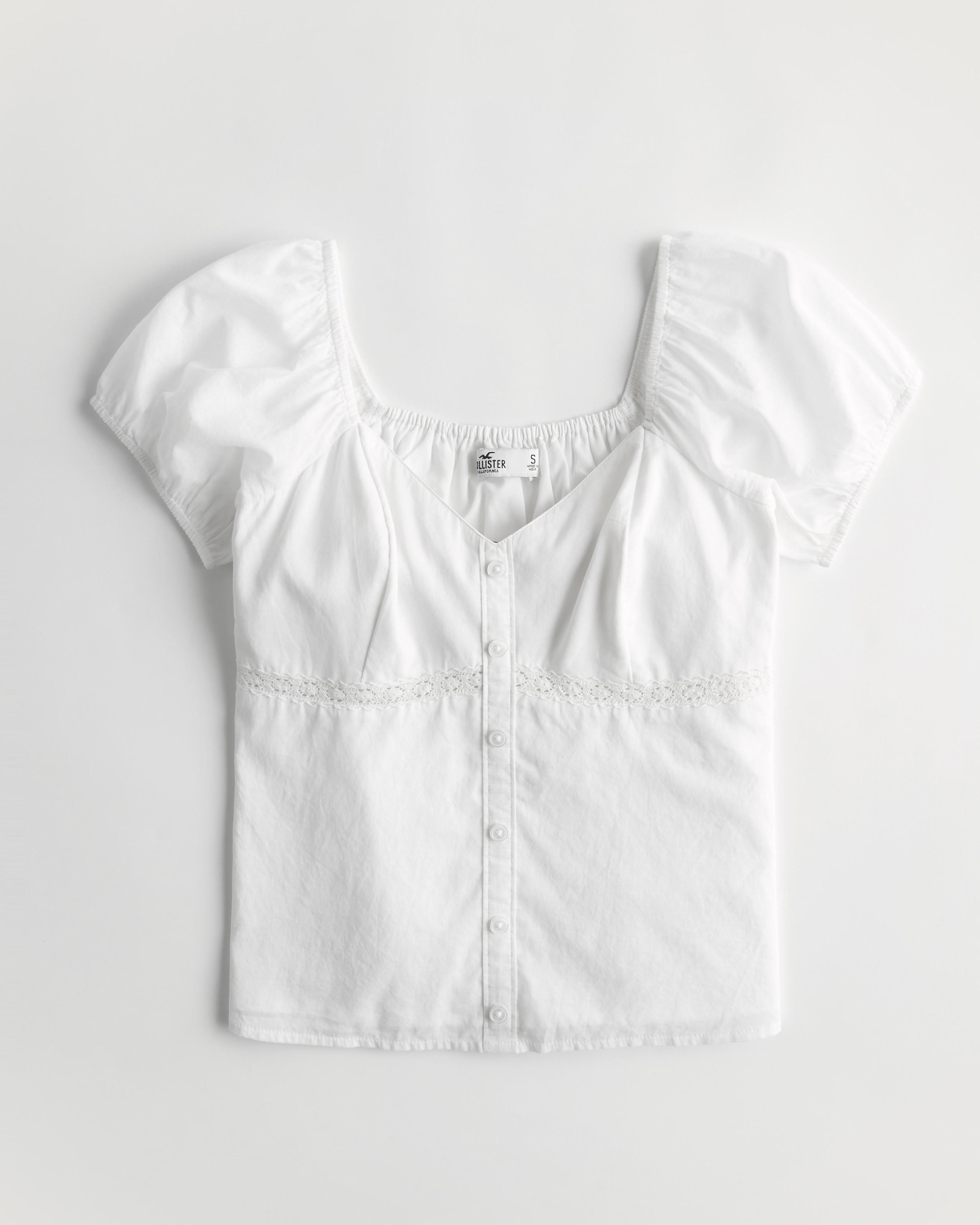 hollister babydoll top