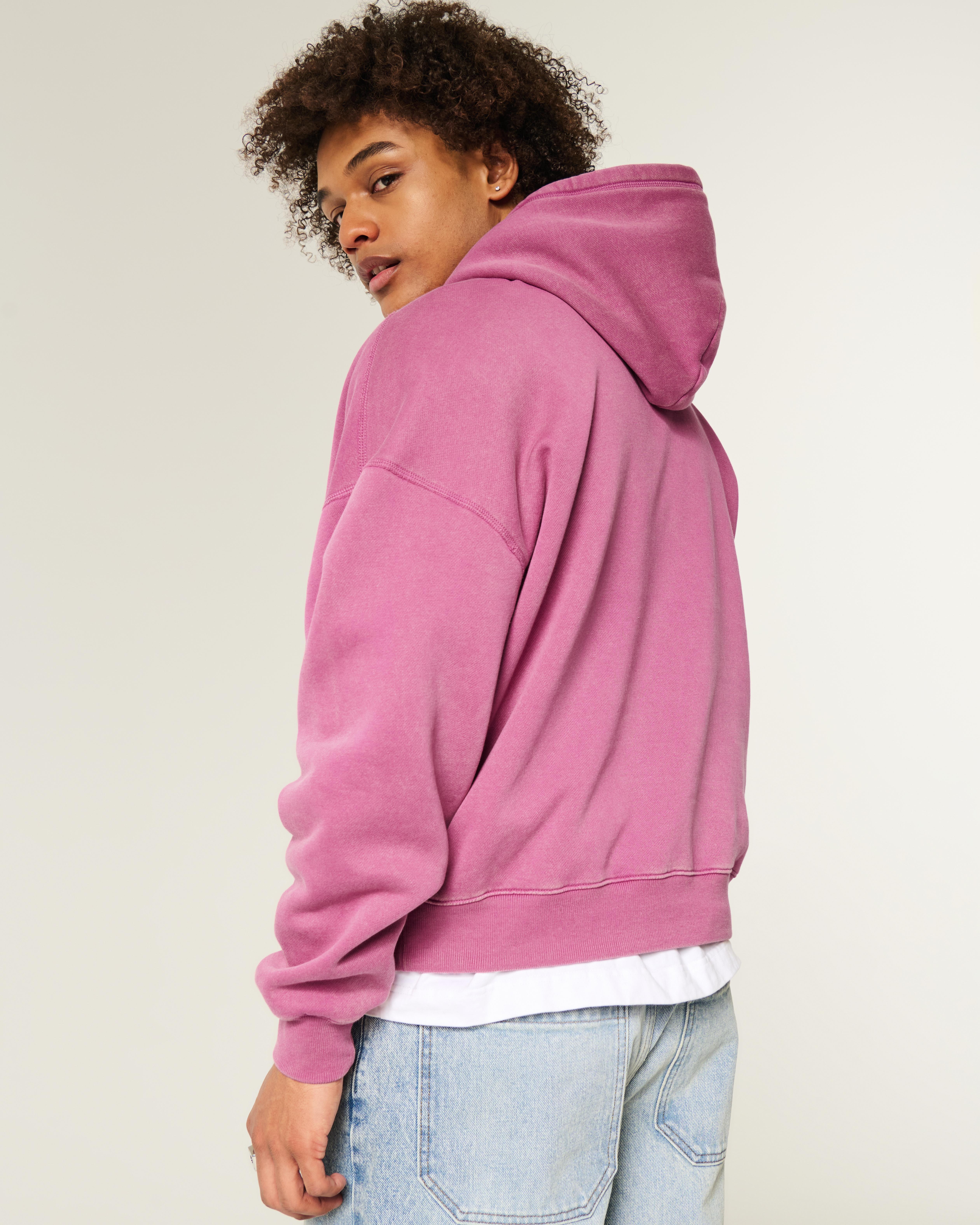 Graphic Hoodie Hollister Lilac Hoodie Hollister Pink Mens Hoodie