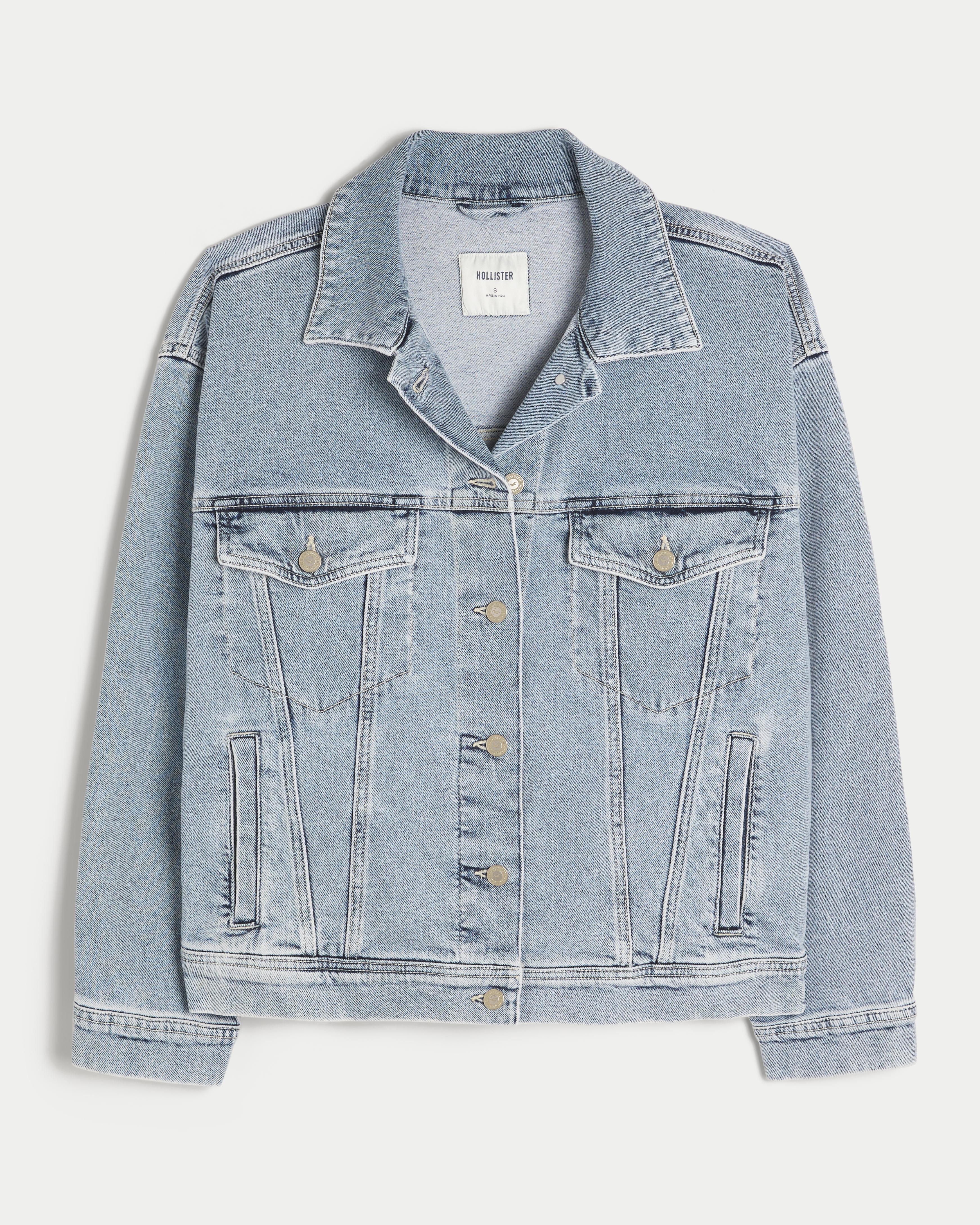Hollister Denim Jacket in Blue Lyst UK