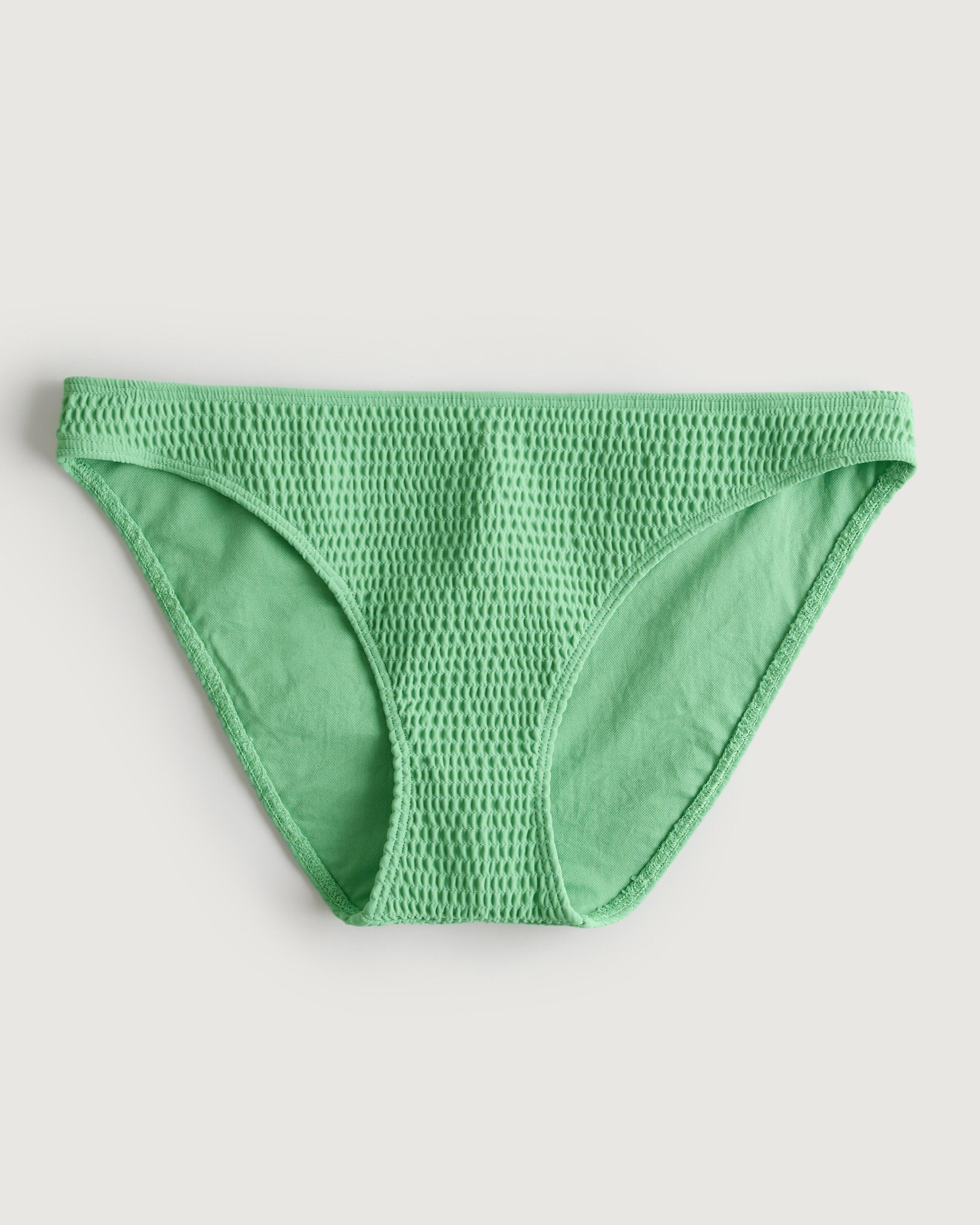 Hollister Gesmokte Bikinihose in Grün | Lyst DE