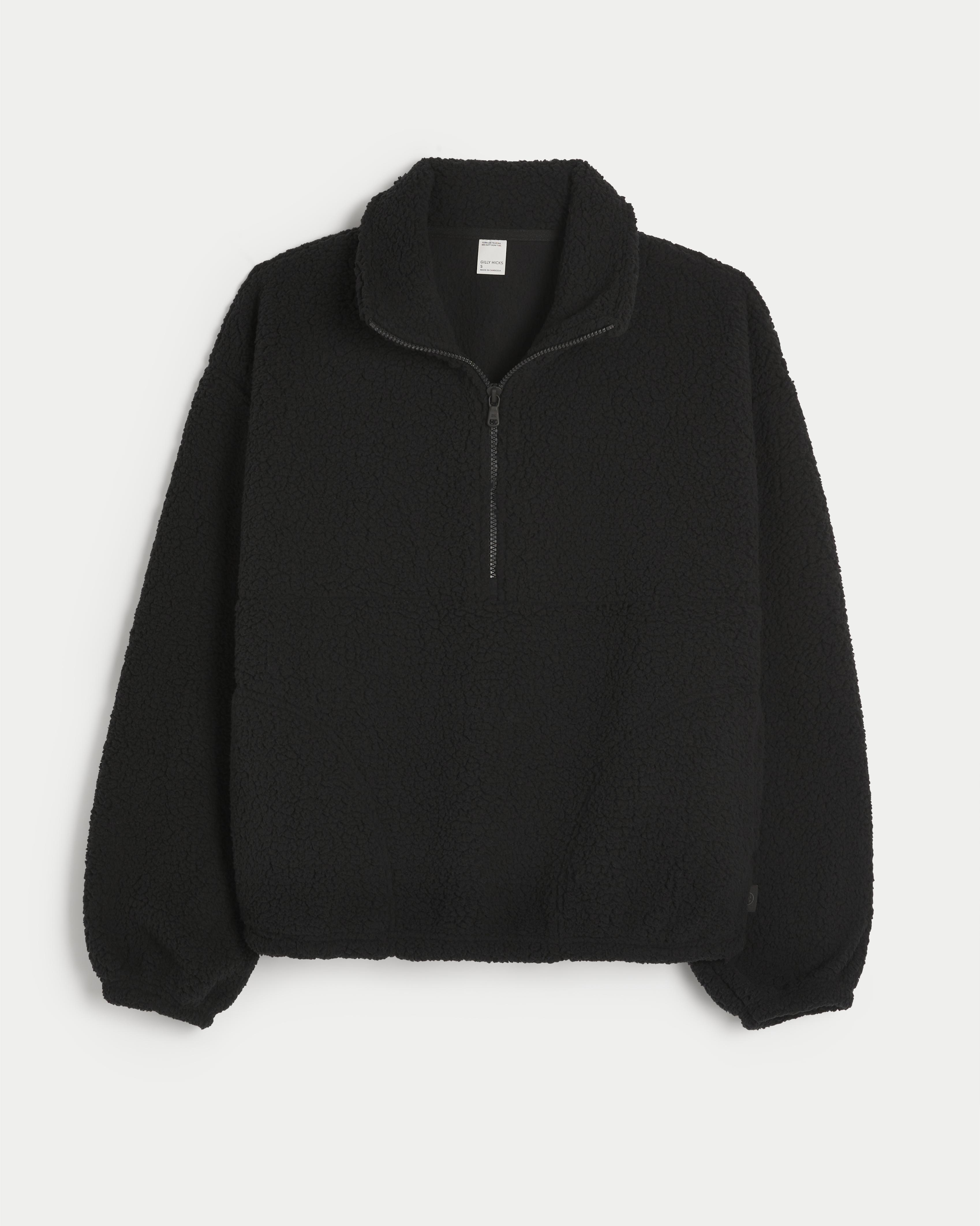 Sherpa pullover hollister on sale