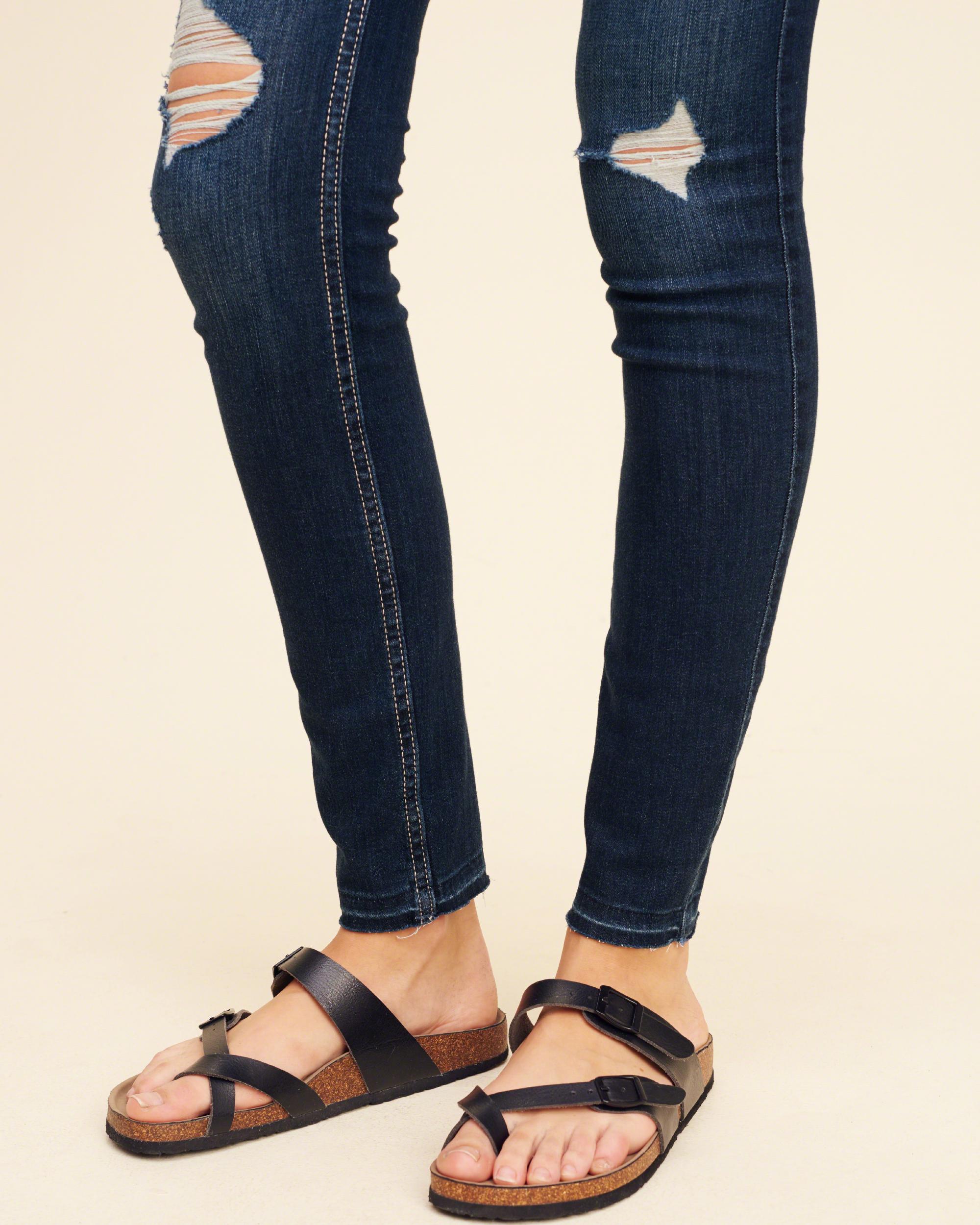 Hollister High Rise Jeans for Women for sale | eBay Wear georgetown high waisted jeans cropped new york and company trends during the