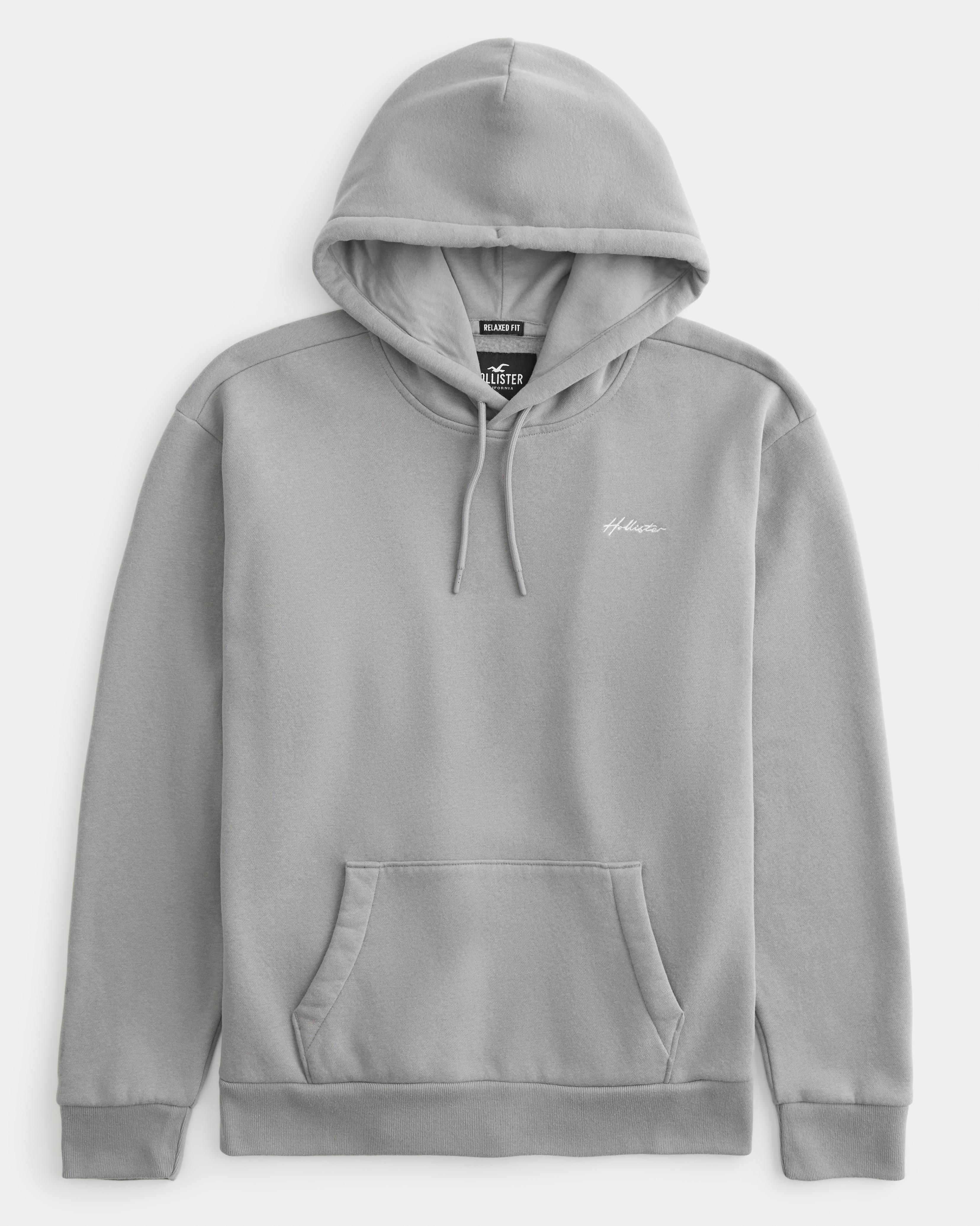 Hollister Hollister Feel Good Signature Hoodie in Grey for Men