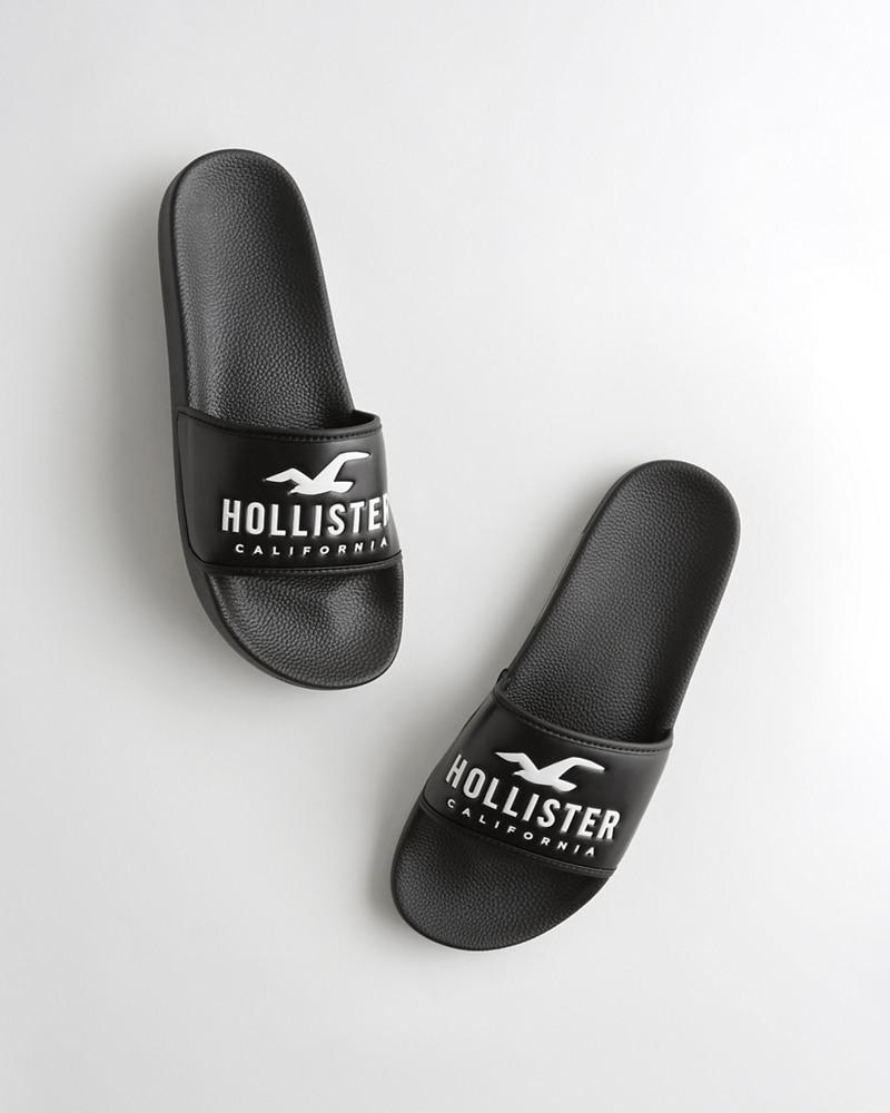 hollister slide sandals