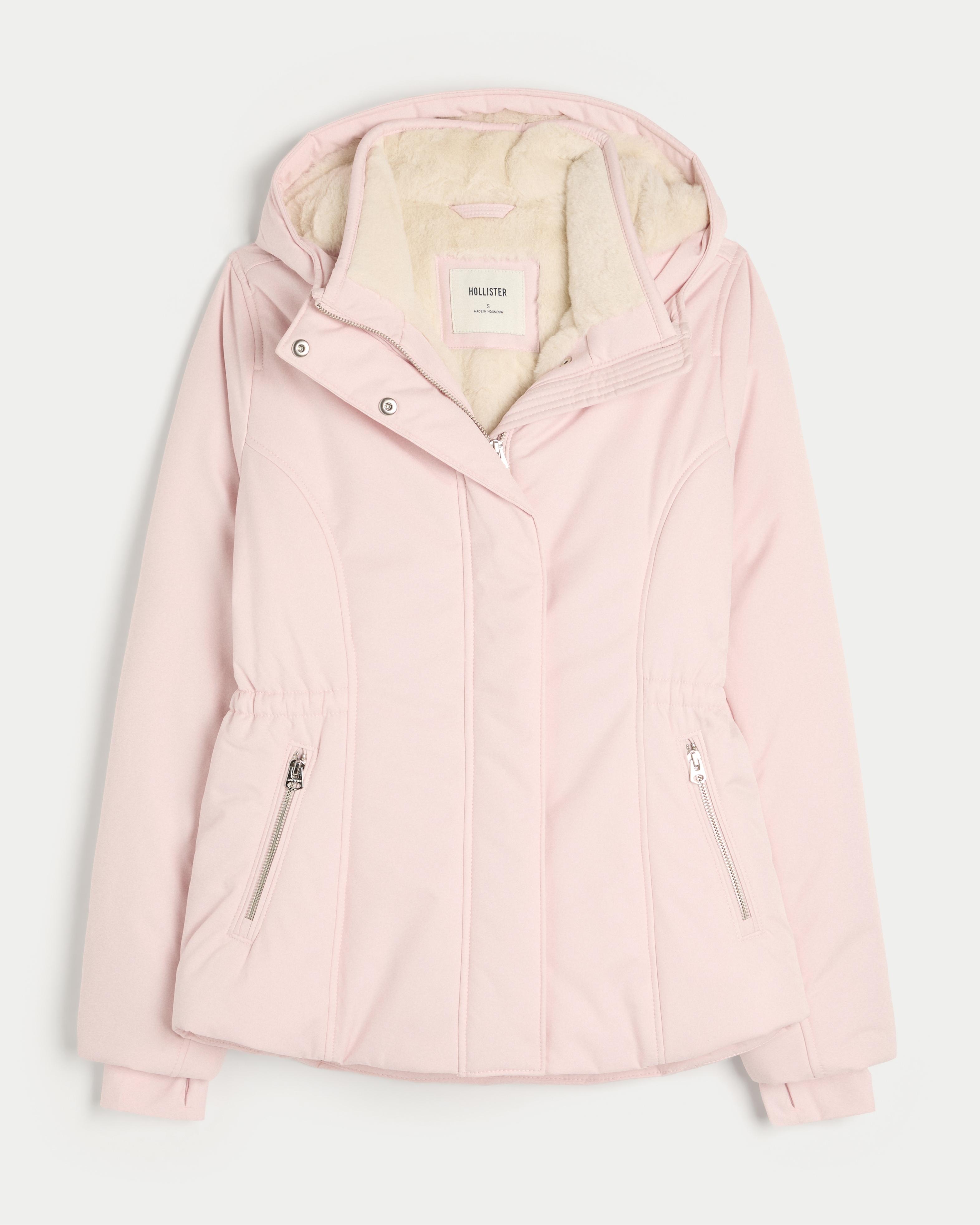 All Weather Jacket Hollister Jacke Pink Jacket Hollister Pullover