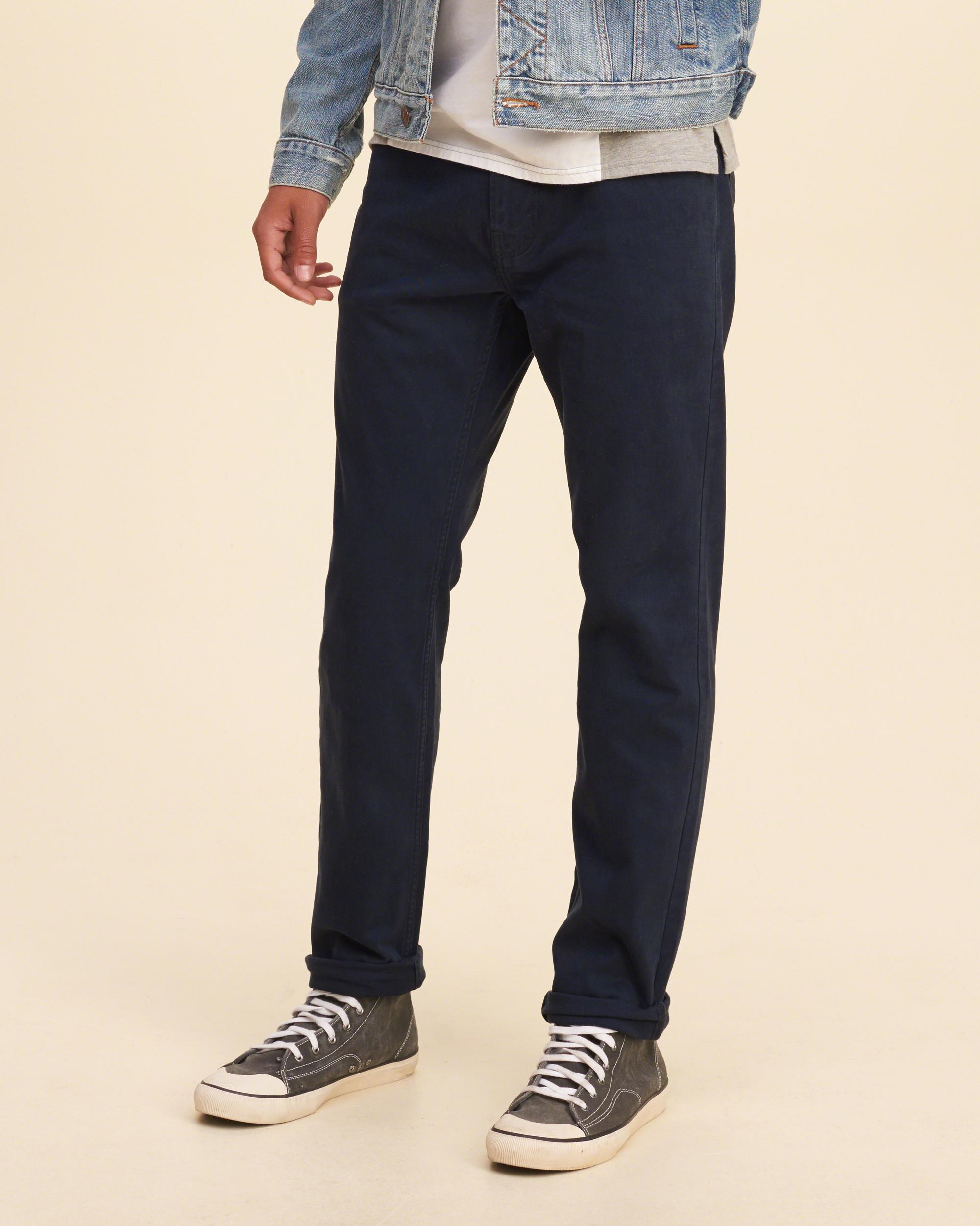 Lyst - Hollister Skinny Five-pocket Pants in Blue for Men