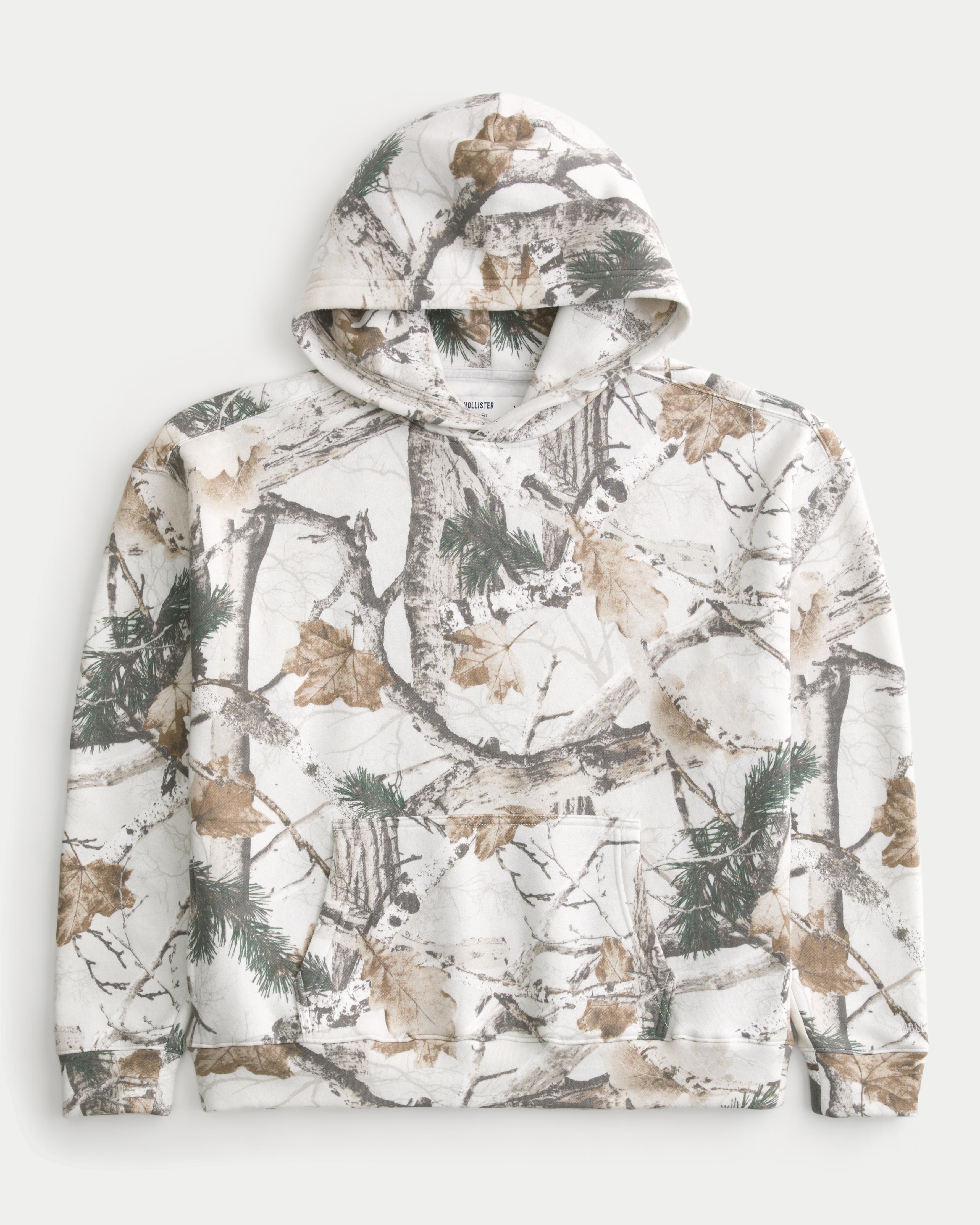 Hollister camo hoodie hotsell