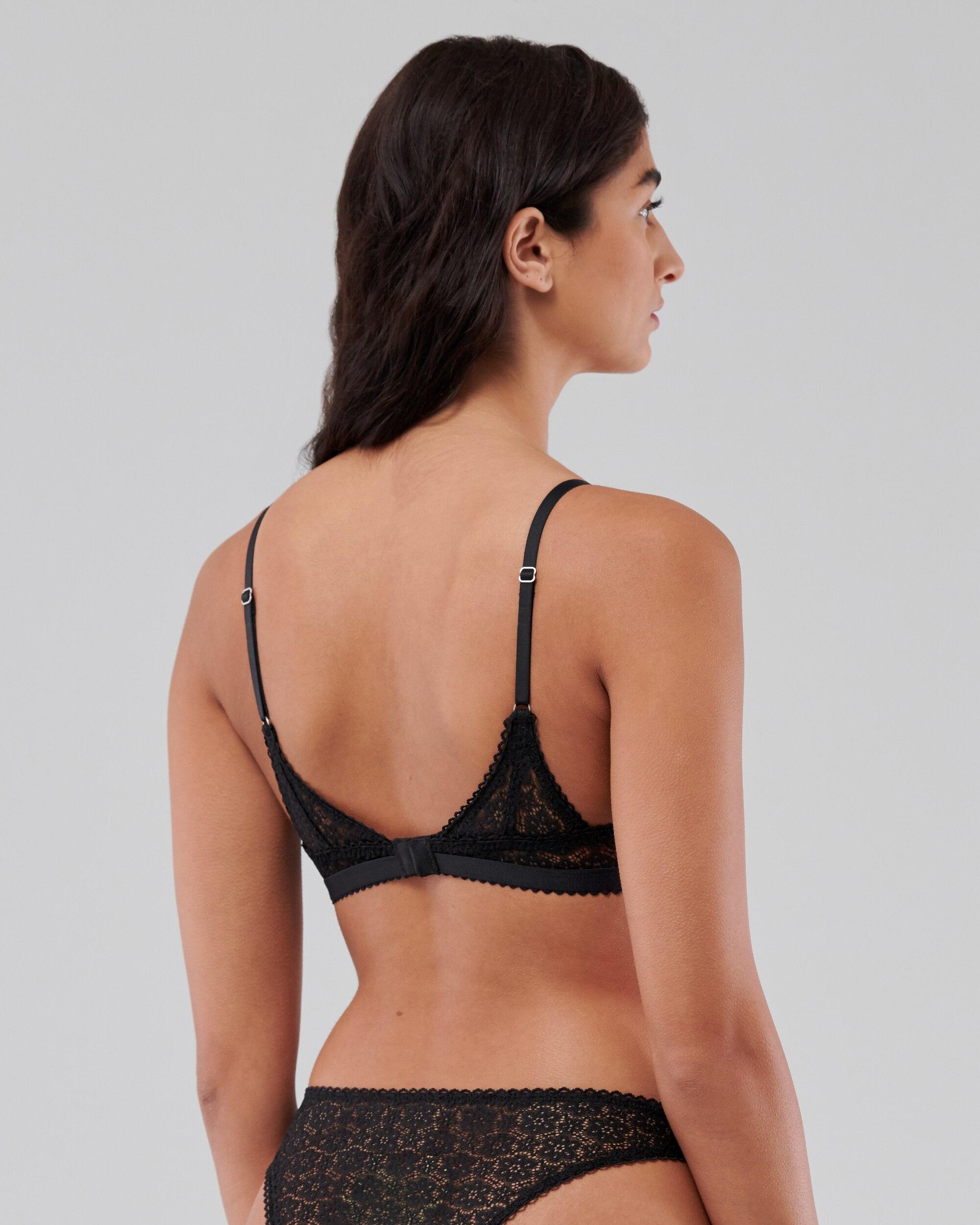 gilly hicks lace triangle bralette