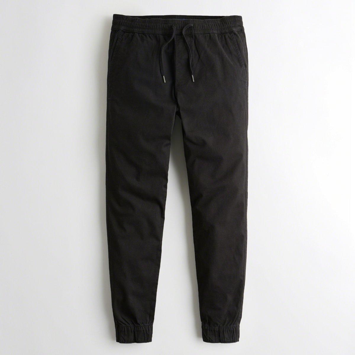 Hollister Advanced Stretch Super Skinny Jogger Pants in Black for Men Lyst UK