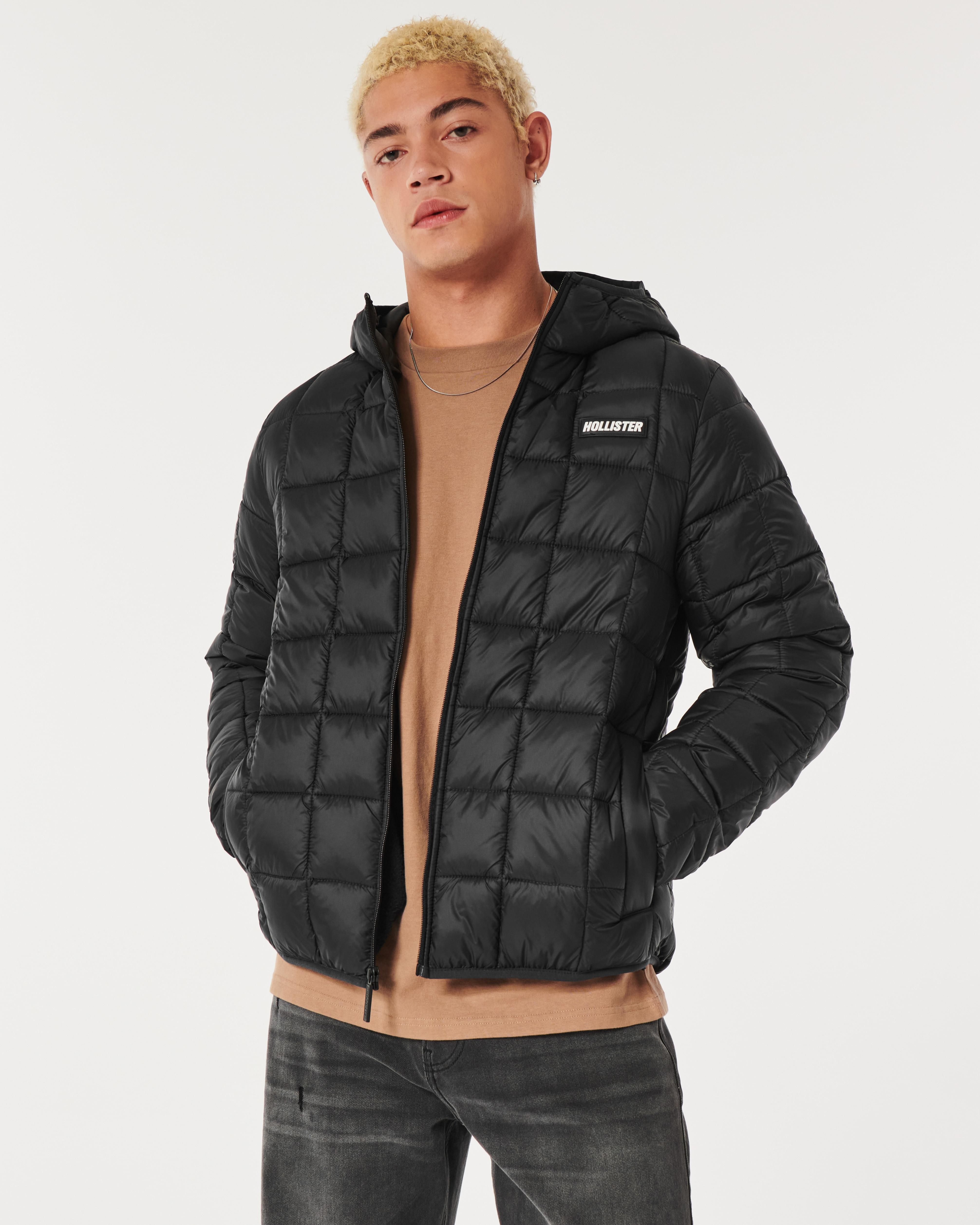 Hollister Ultimate Puffer Jacket in Black for Men Lyst UK