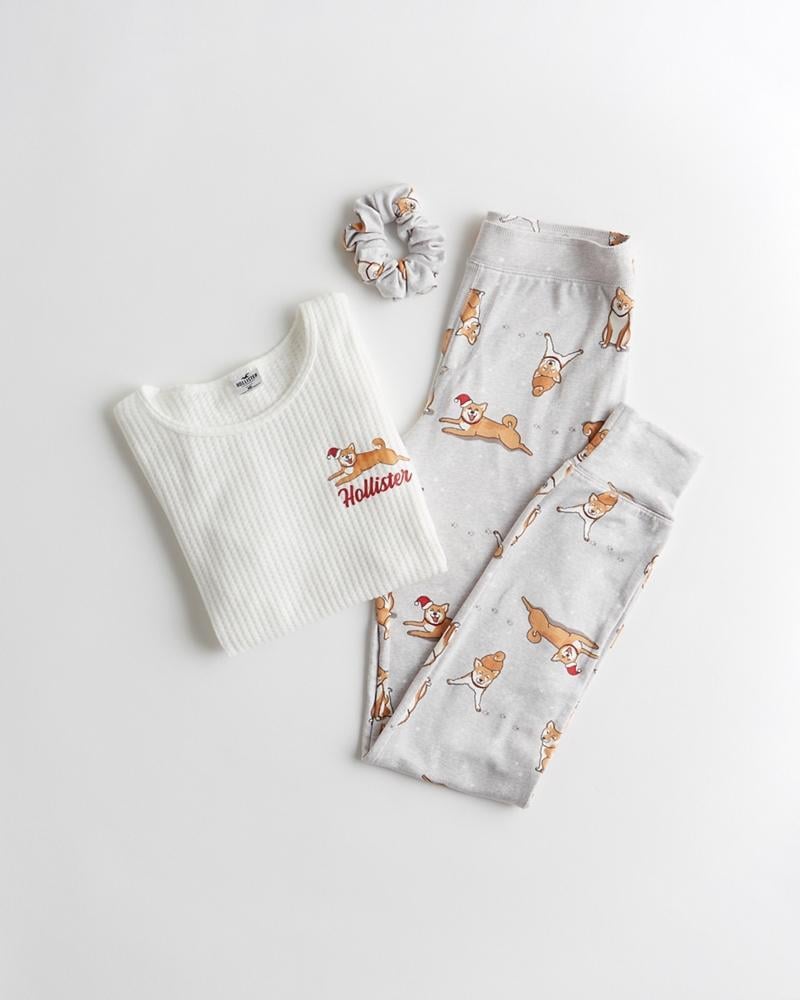 cozy waffle sleep set hollister Techno Venture Ltd