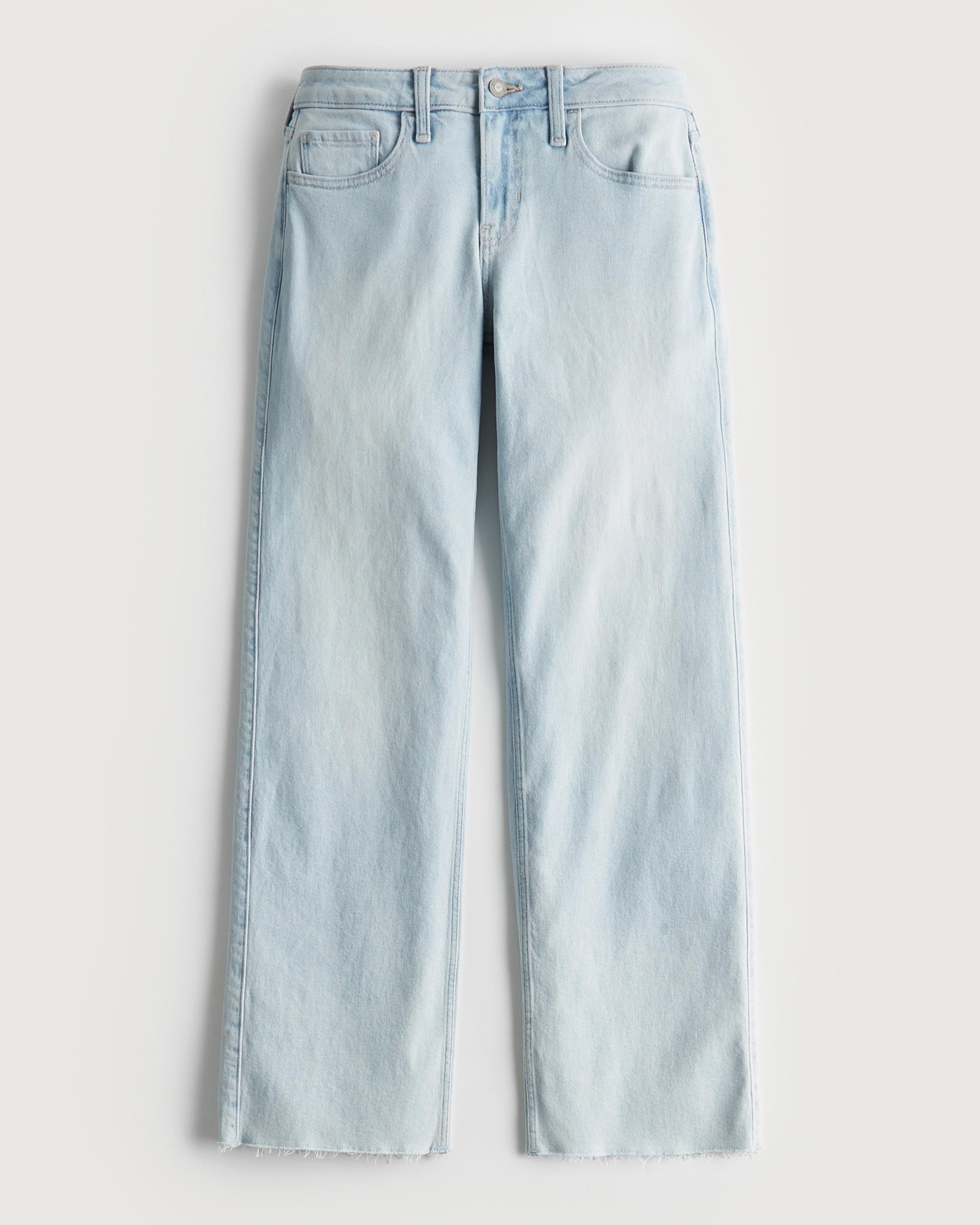 Hollister Denim Lowrise Light Wash Y2k Baggy Jeans in Blue Lyst UK