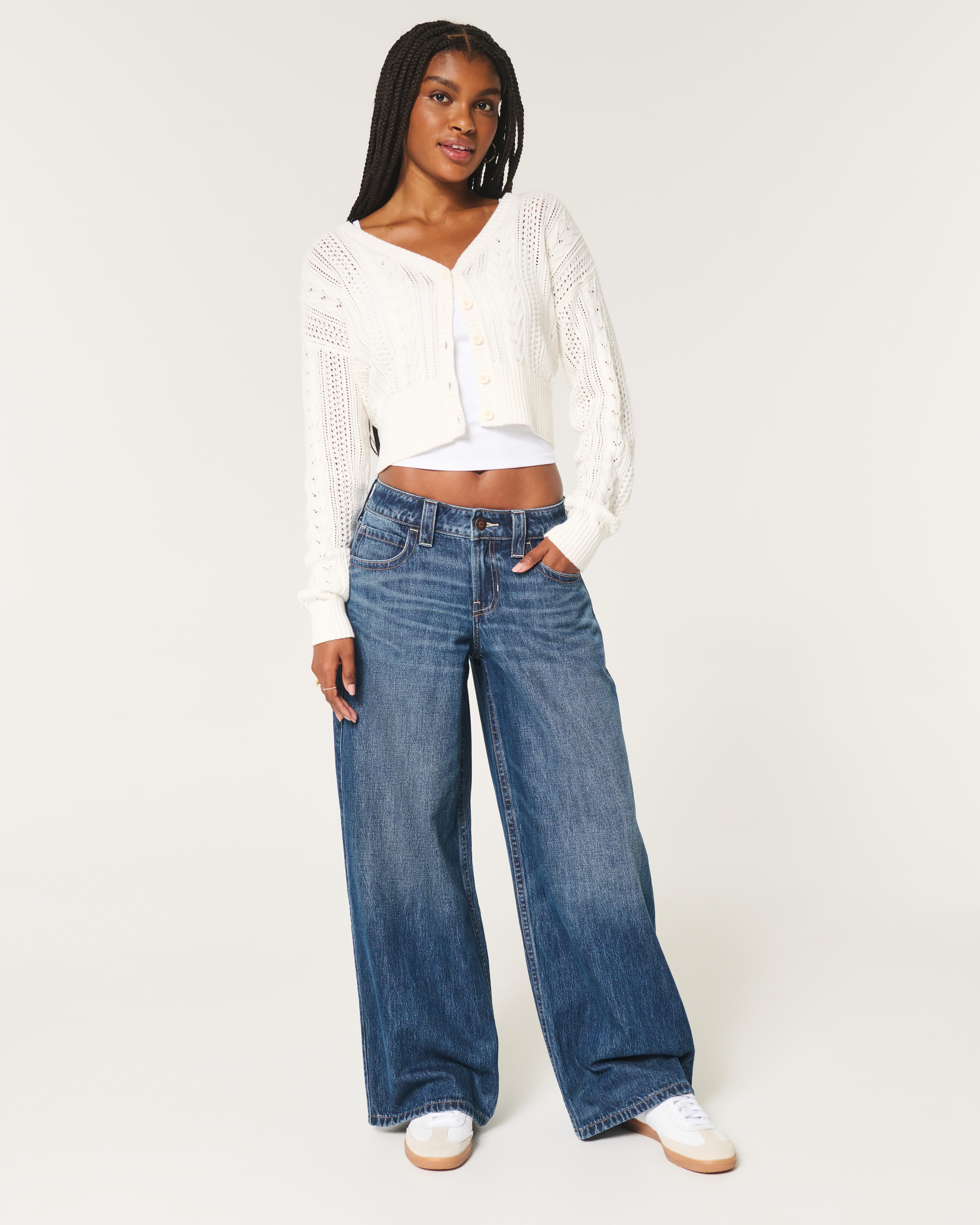 Extreme Low Rising Jeans Roomy Extra Wide Low Rise Jeans In