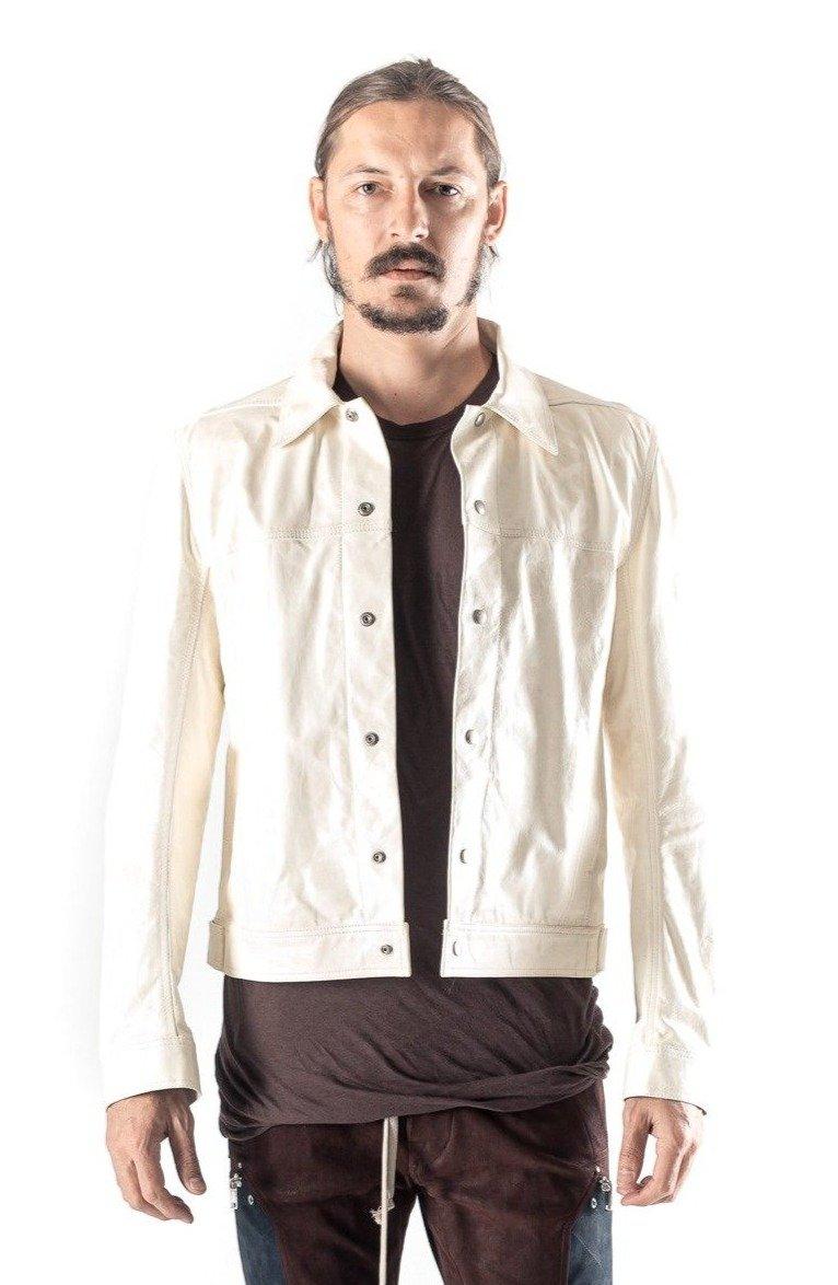 mens leather work jacket