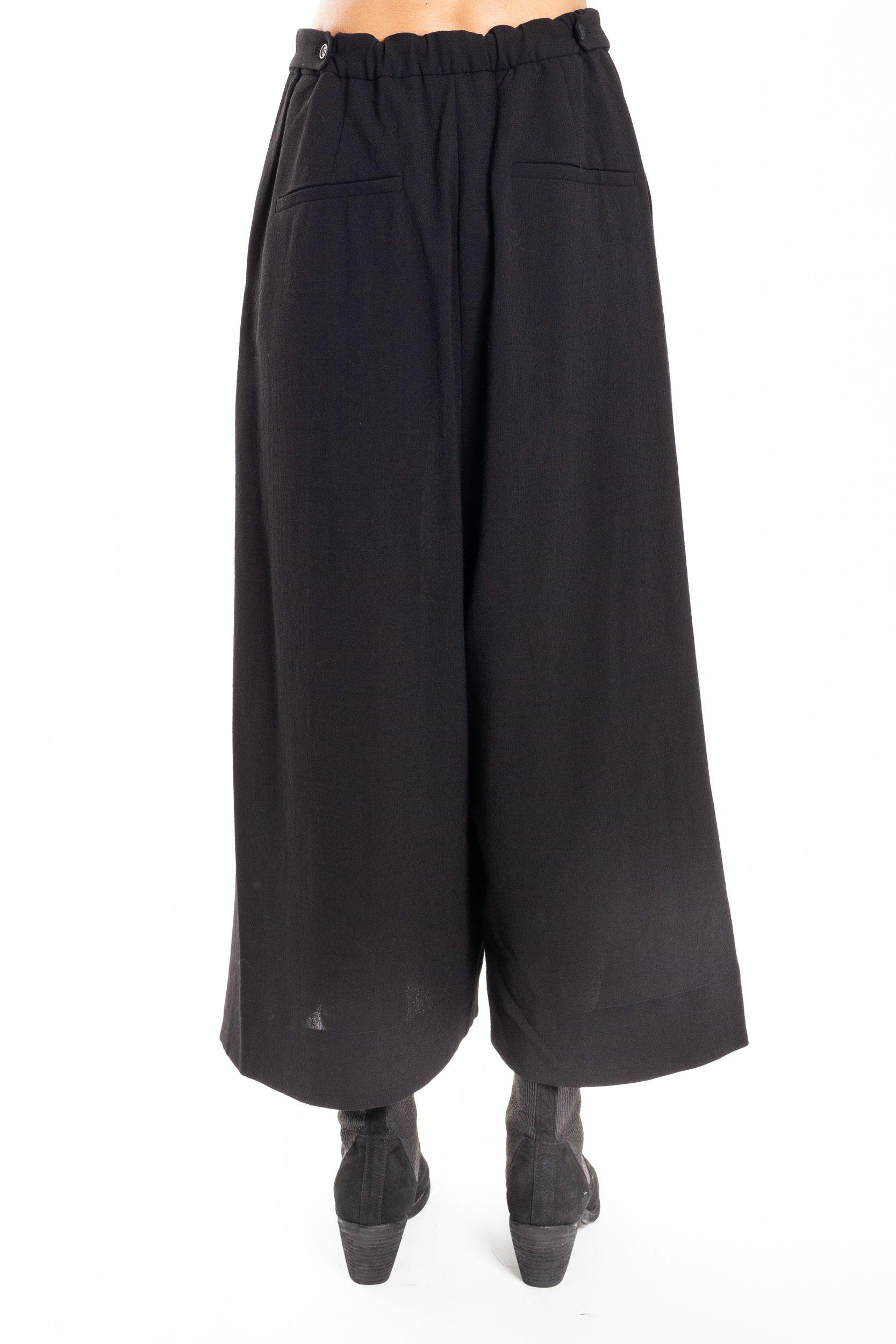 Forme D'expression Wool Portfolio Gaucho Pants In Black - Lyst